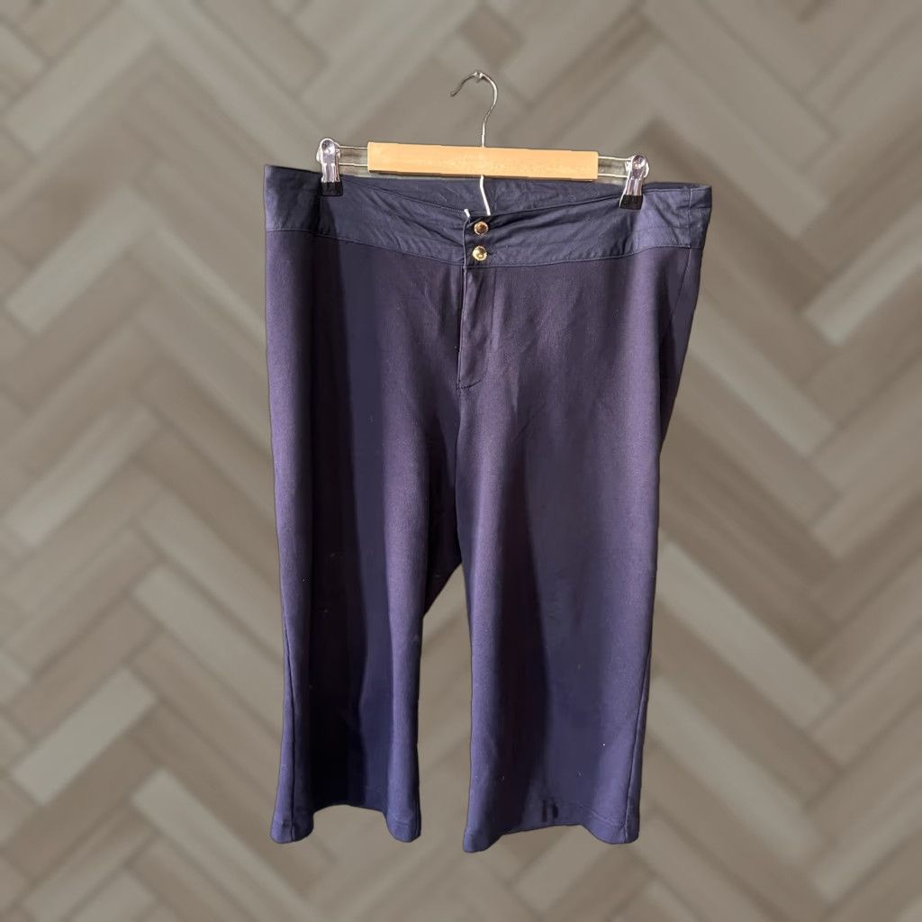Ralph Lauren Lauren Ralph Lauren Womens Capri Pants Blue Size Large Size 36" / US 14 / IT 50 - 1 Thumbnail