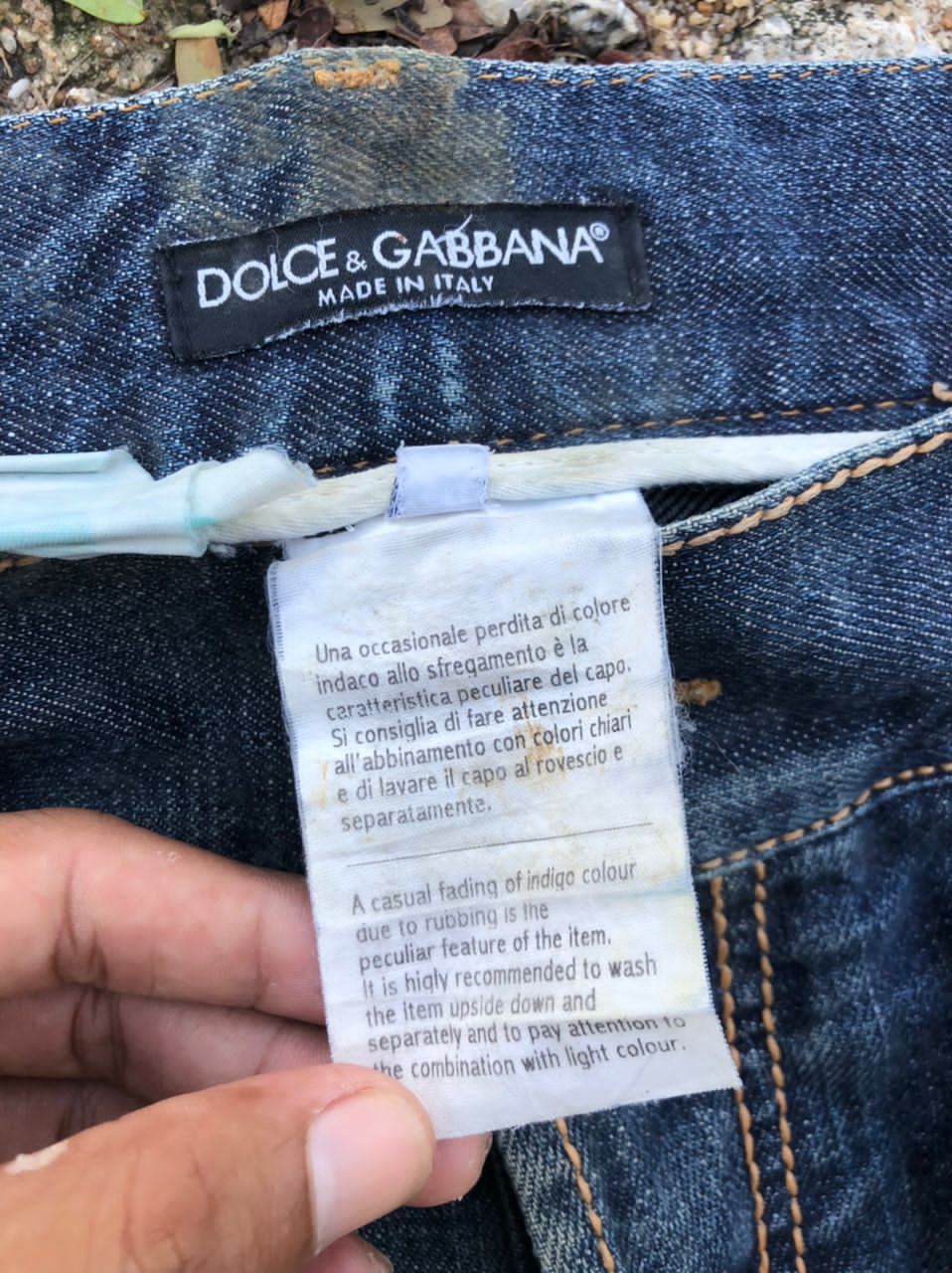 Dolce & Gabbana × Vintage Vintage D&G Dolce and Gabbana Denim Jeans Size US 38 / EU 54 - 3 Thumbnail