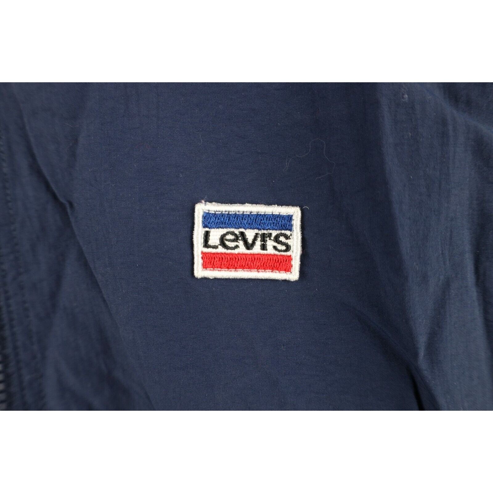 Levi's Levis Distressed Spell Out Color Block Hooded Anorak Jacket Size US S / EU 44-46 / 1 - 5 Thumbnail