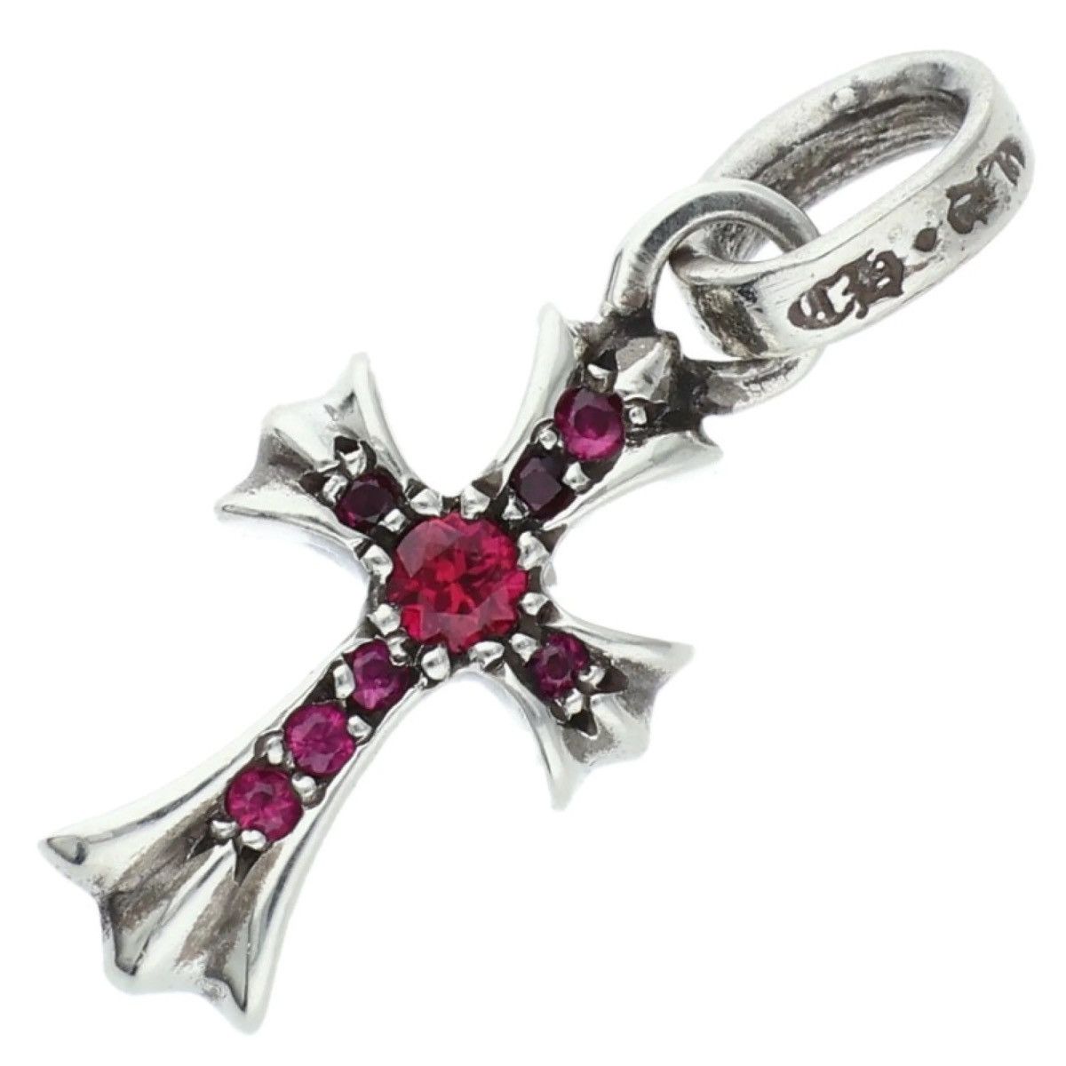 Chrome Hearts Chrome Hearts Baby Fat Ruby Charm Necklace Size ONE SIZE - 1 Thumbnail