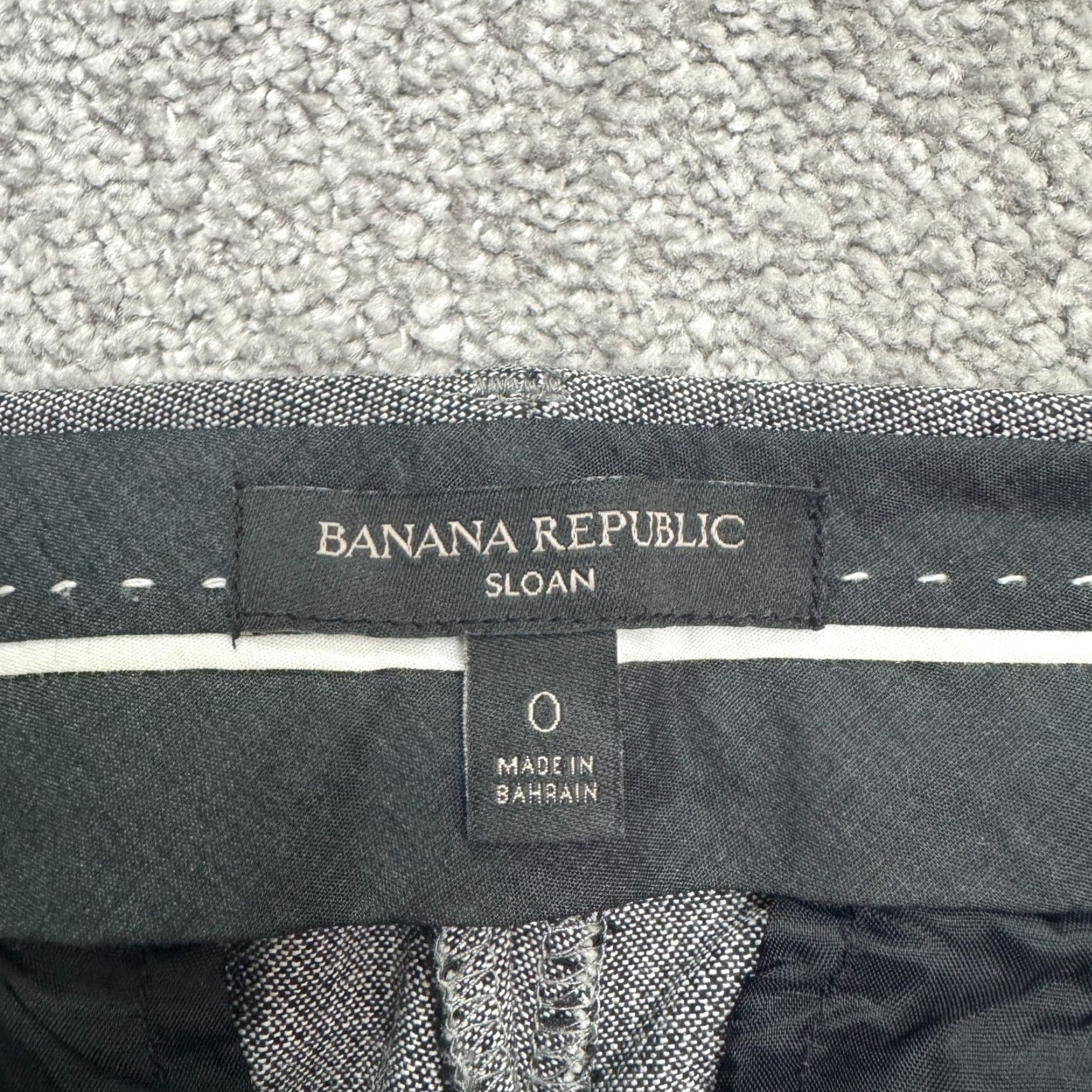 Banana Republic Banana Republic Sloan Slim Ankle Pants Womens 0 Gray Mid Rise Trouser 30x28.5 Size 25" / US 0 / IT 36 - 7 Thumbnail
