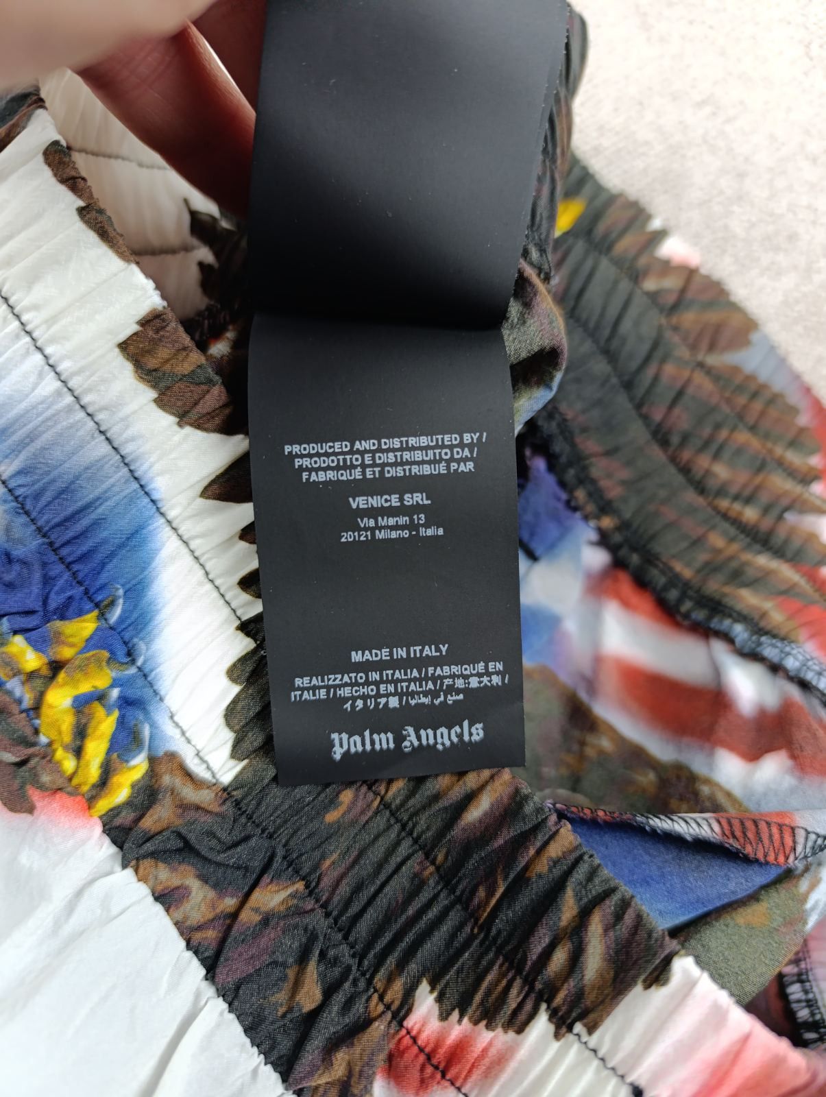 Palm Angels PALM ANGELS LOOSE FIT NYLON EAGLE TRACK PANTS MENS SIZE M Size US 32 / EU 48 - 7 Thumbnail