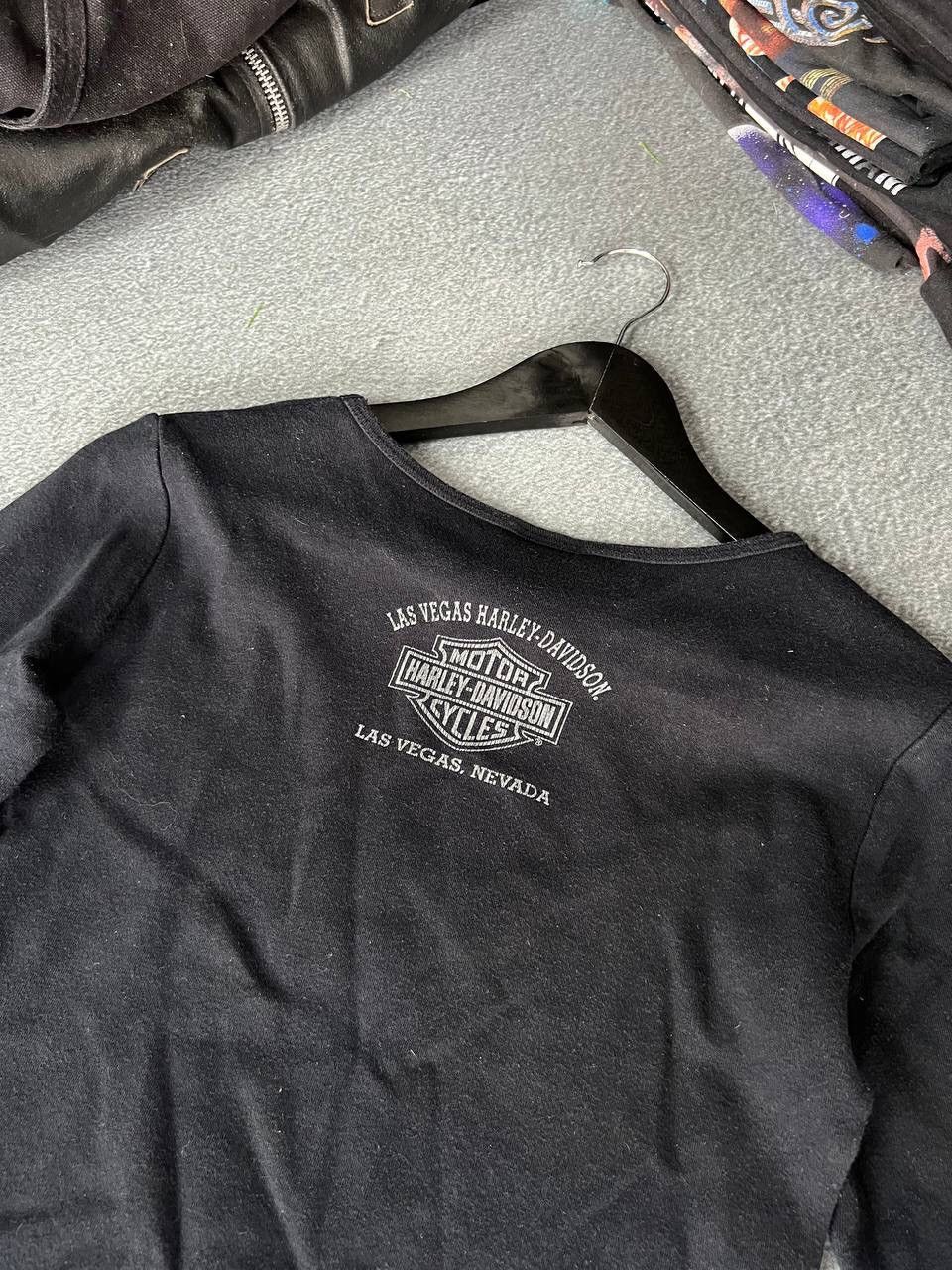 Harley Davidson Vintage Harley Davidson Y2K Grunge Printed Long Sleeve Top Size S / US 4 / IT 40 - 8 Thumbnail