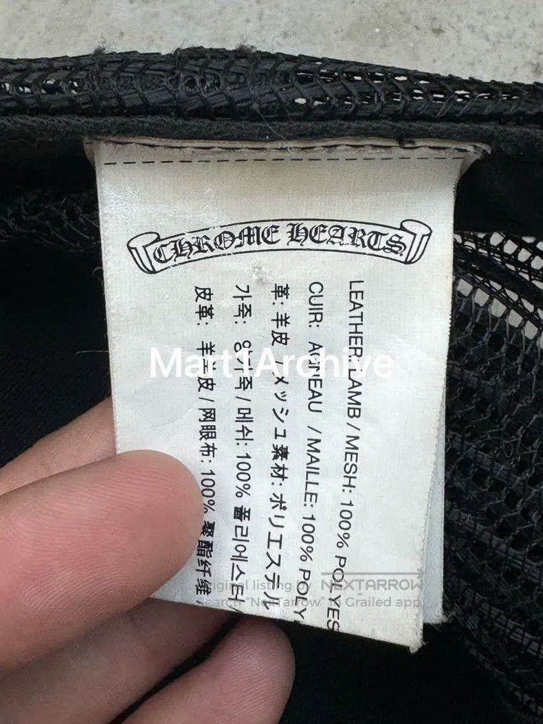 Chrome Hearts CHROME HEARTS Full print cross-stitched leather silver acc Size ONE SIZE - 8 Thumbnail