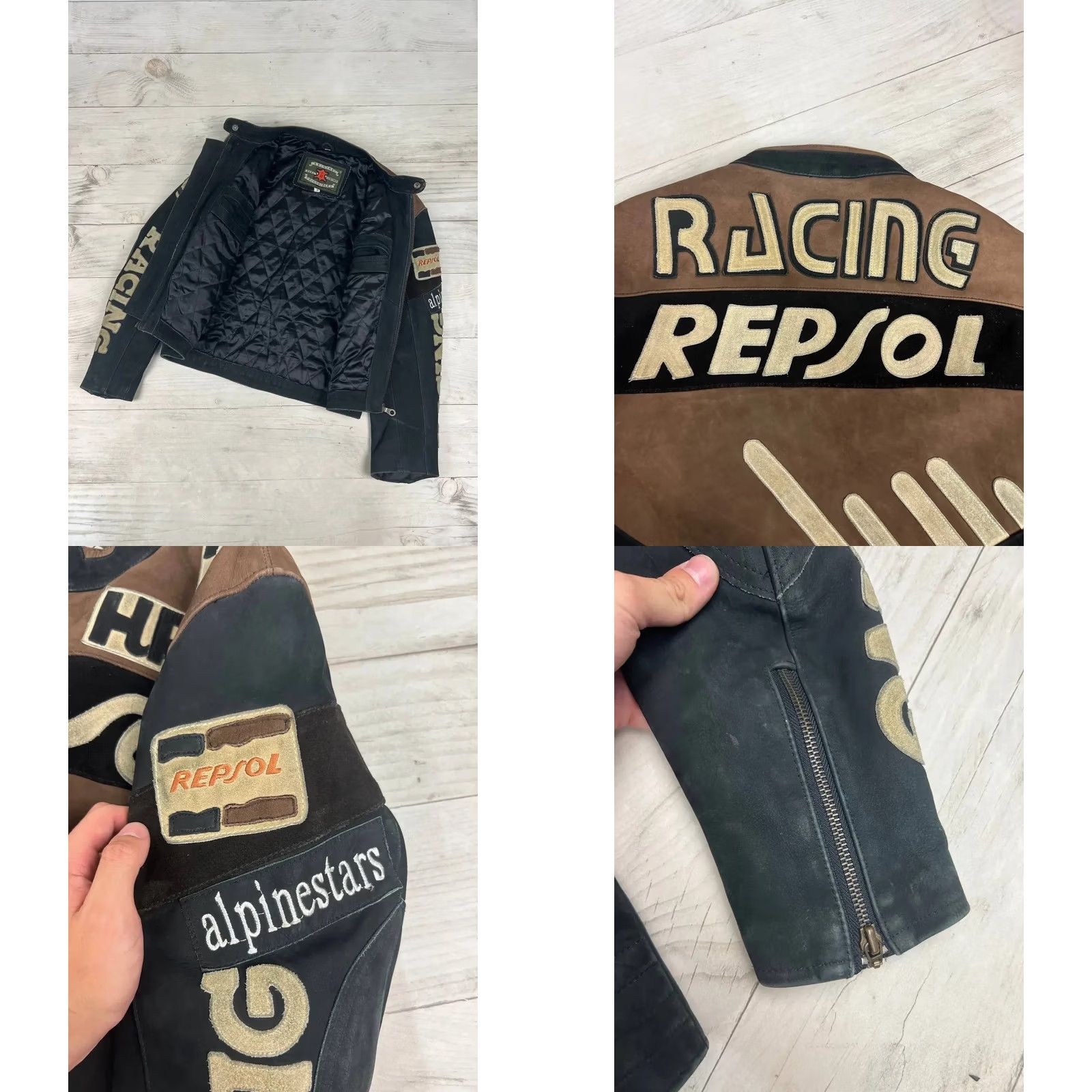 Honda VINTAGE HONDA Repsol Racing Jacket Brown S 90s Men Size US S / EU 44-46 / 1 - 10 Thumbnail