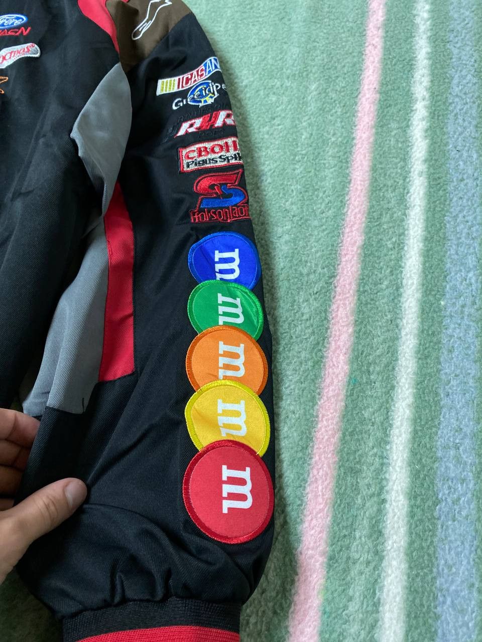 Other NASCAR JH Design Kyle Busch M&M Racing Jacket windbreaker Size US L / EU 52-54 / 3 - 4 Thumbnail