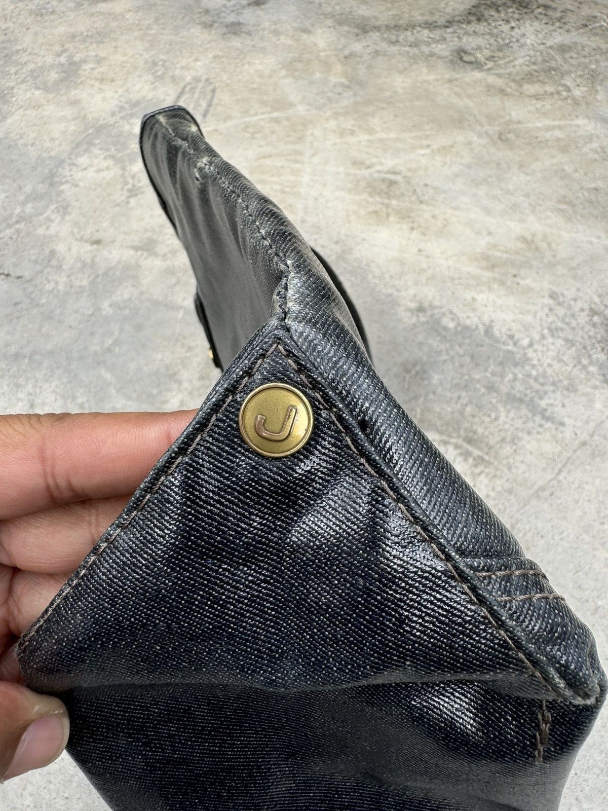 Marc Jacobs × Vintage Jacobs by Marc Jacobs Denim Canvas Tote Bag Size ONE SIZE - 8 Thumbnail
