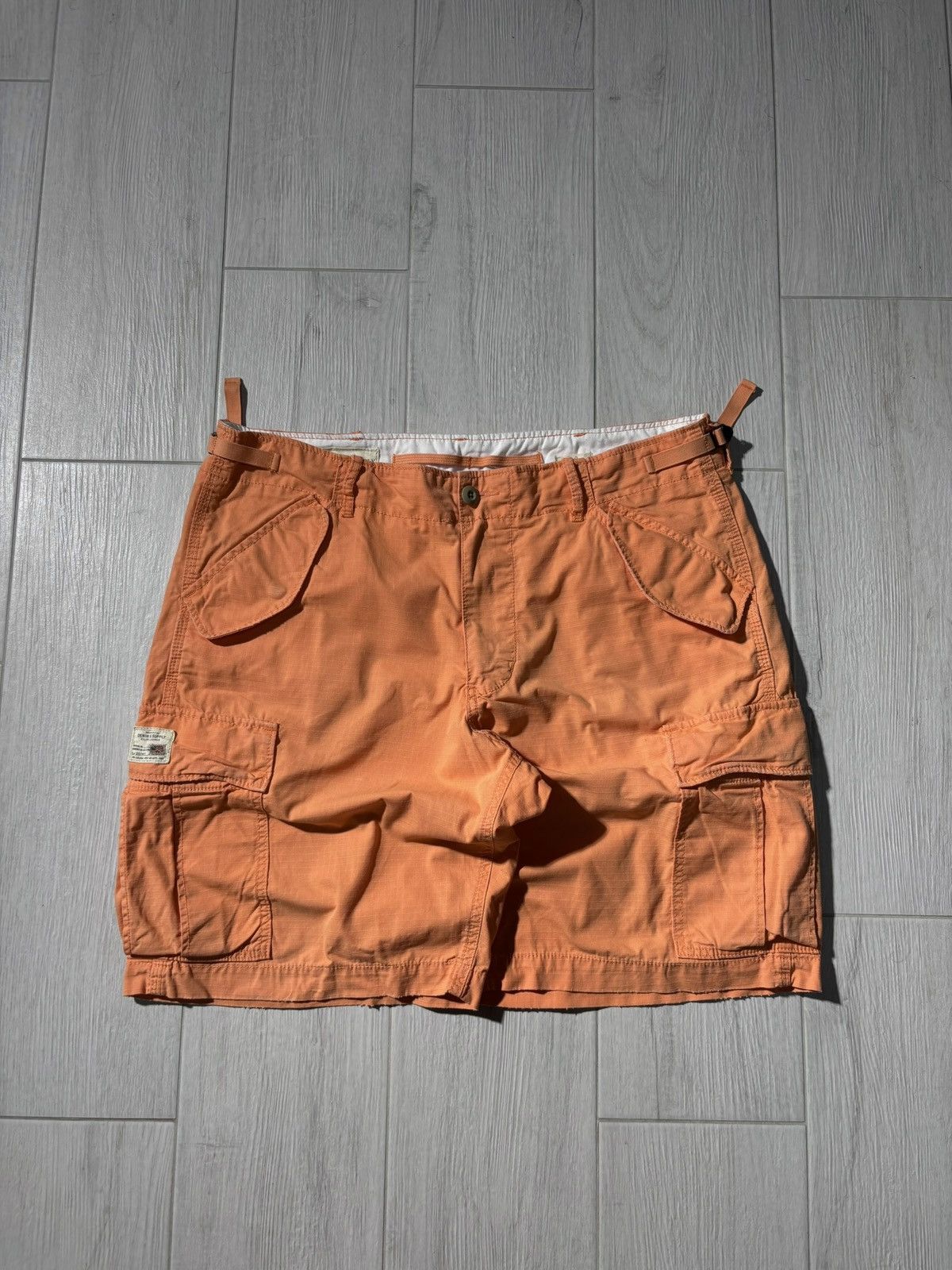 Denim & Supply Ralph Lauren Denim Supply Ralph Lauren Cargo Shorts Peach Colour Size US 38 / EU 54 - 1 Thumbnail