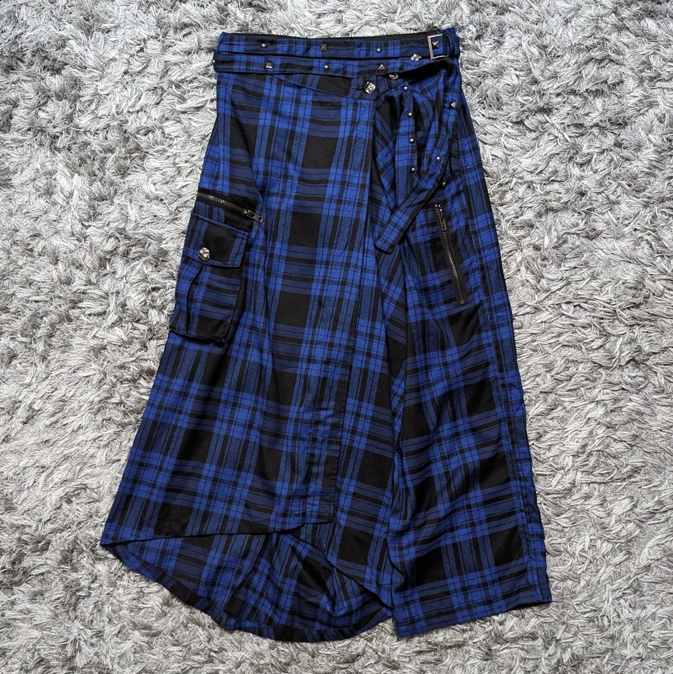 Japanese Brand × Seditionaries Vintage Sex Pot Revenge Punk Drawstring Wide Leg Tartan Pant Size US 30 / EU 46 - 1 Thumbnail