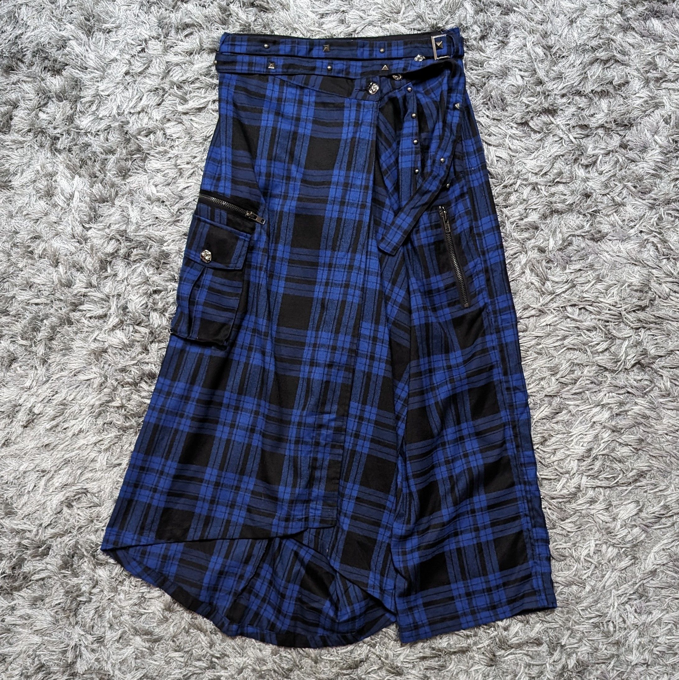 Japanese Brand Vintage Sex Pot Revenge Punk Drawstring Wide Leg Tartan Pant  | Grailed