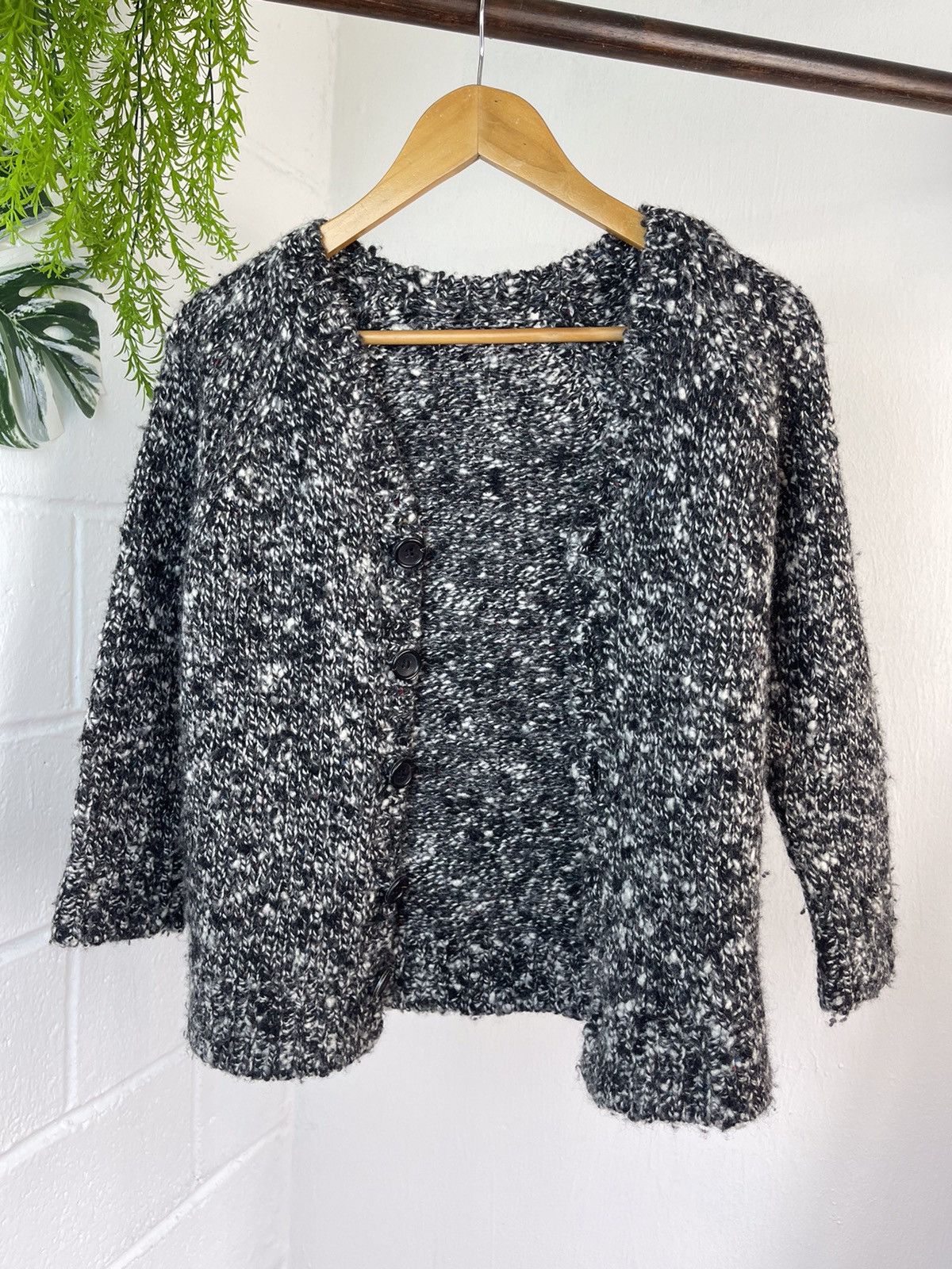 AD2005 Junya Watanabe Comme Des Garçons Wool Button Cardigan