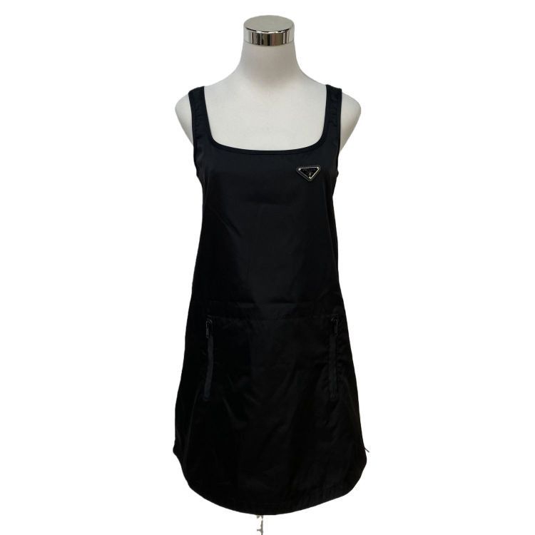 Prada Prada Triangle Logo Sleeveless Dress Size 36 Size XS / US 0-2 / IT 36-38 - 1 Thumbnail