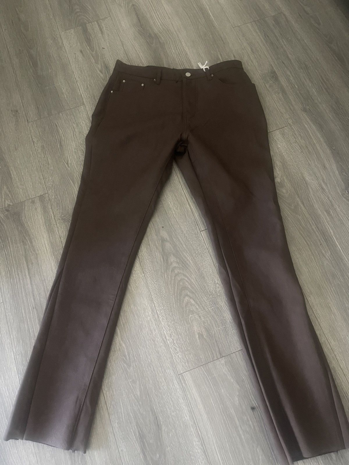 MNML Flair leather pants Size US 34 / EU 50 - 1 Thumbnail
