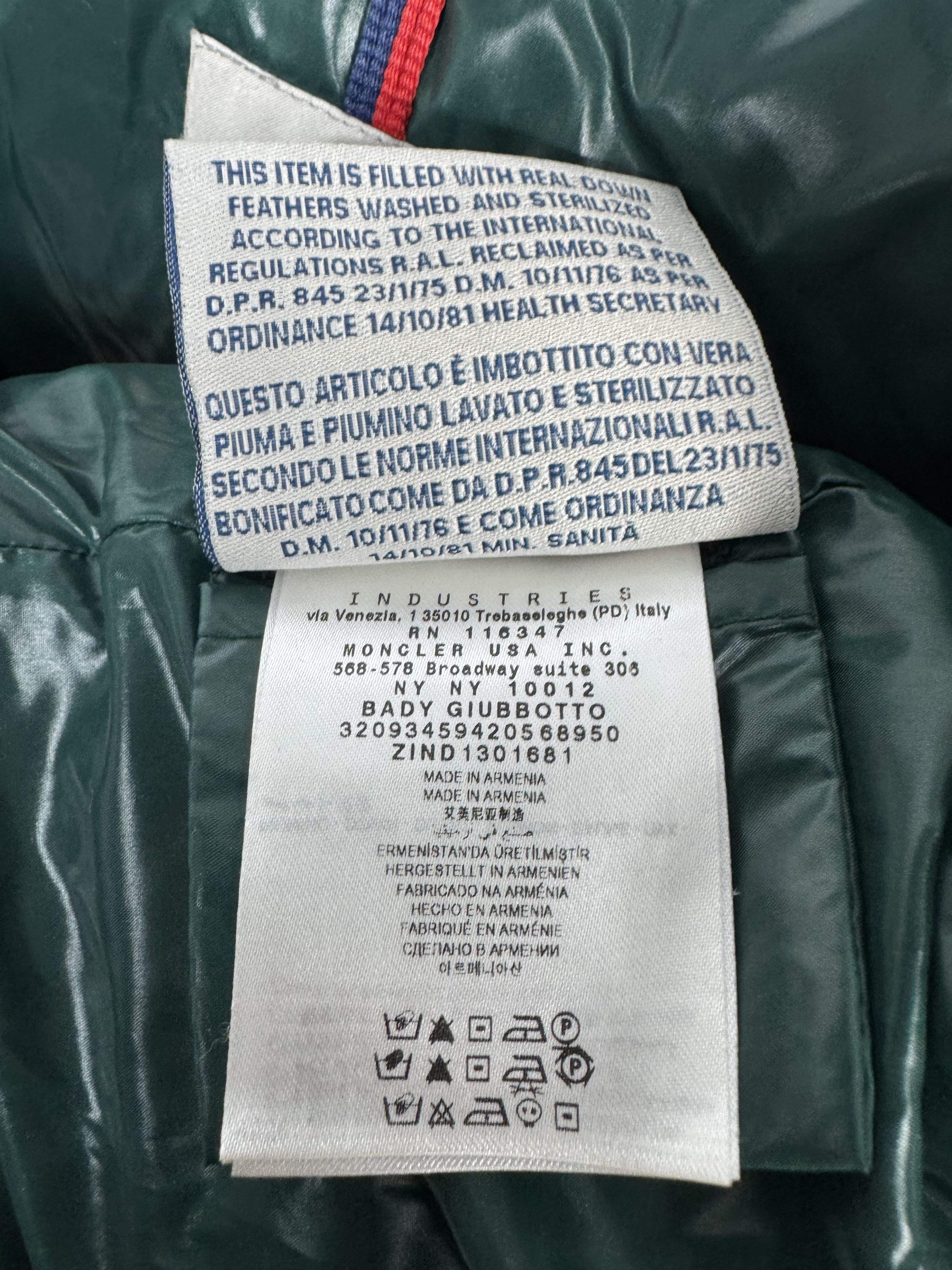 Moncler Moncler Bady Puffer Jacket Size XS / US 0-2 / IT 36-38 - 7 Thumbnail