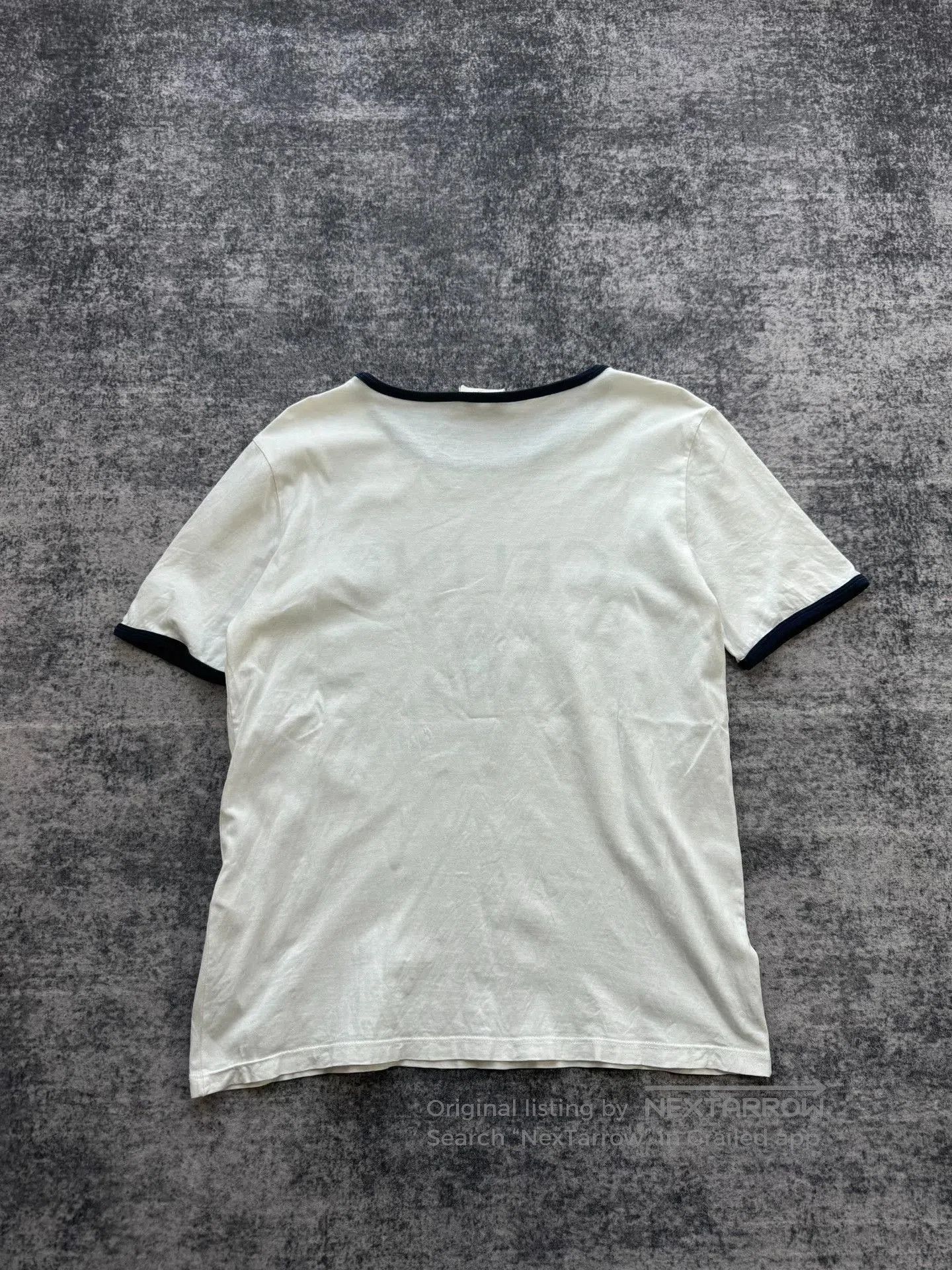 Celine Celine White Triomphe Short Sleeve. Size M / US 6-8 / IT 42-44 - 2 Thumbnail
