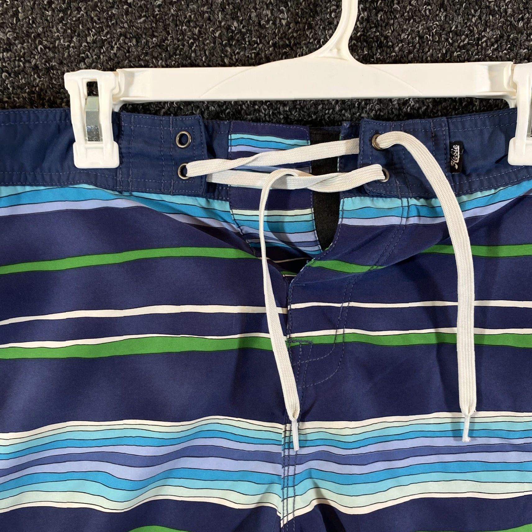 Hurley HURLEY Swim Trunks Men 33 x 8" Blue Green Hobie Board Shorts Bathing Suit Unline Size US 33 - 7 Thumbnail