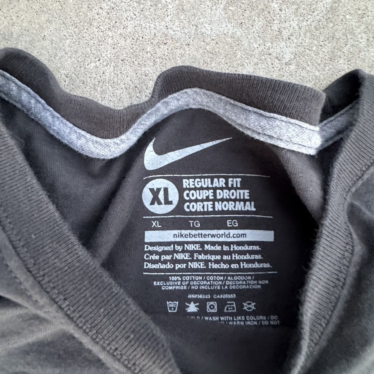 Nike × Vintage Vintage Y2K Grey AZ DBacks Nike Center Swoosh Graphic Tee XL Size US XL / EU 56 / 4 - 3 Thumbnail