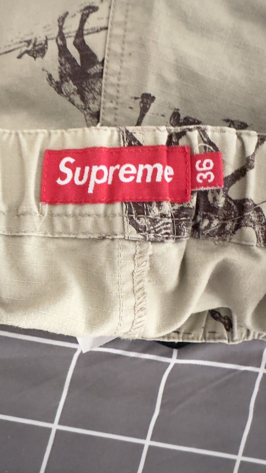 Supreme Supreme Camel Belted Ripstop Shorts SS12 Size 36 Pre Owned Size US 36 / EU 52 - 2 Thumbnail