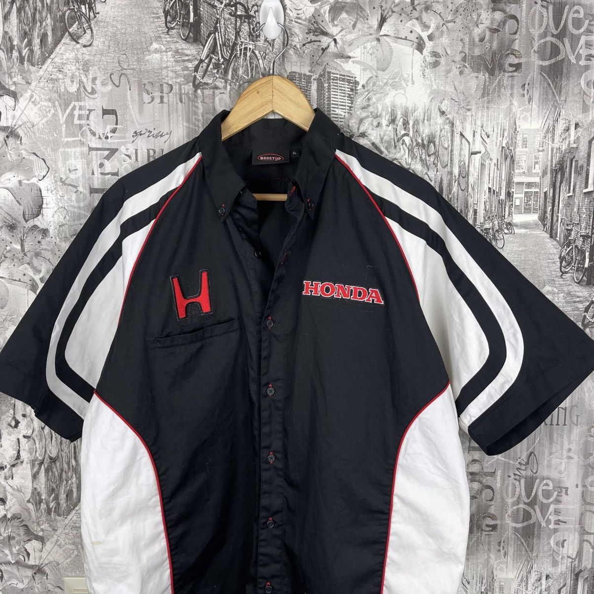Honda Honda Racing Shirt Formula Uno F1 Big Logo Vintage Size US XL / EU 56 / 4 - 3 Thumbnail