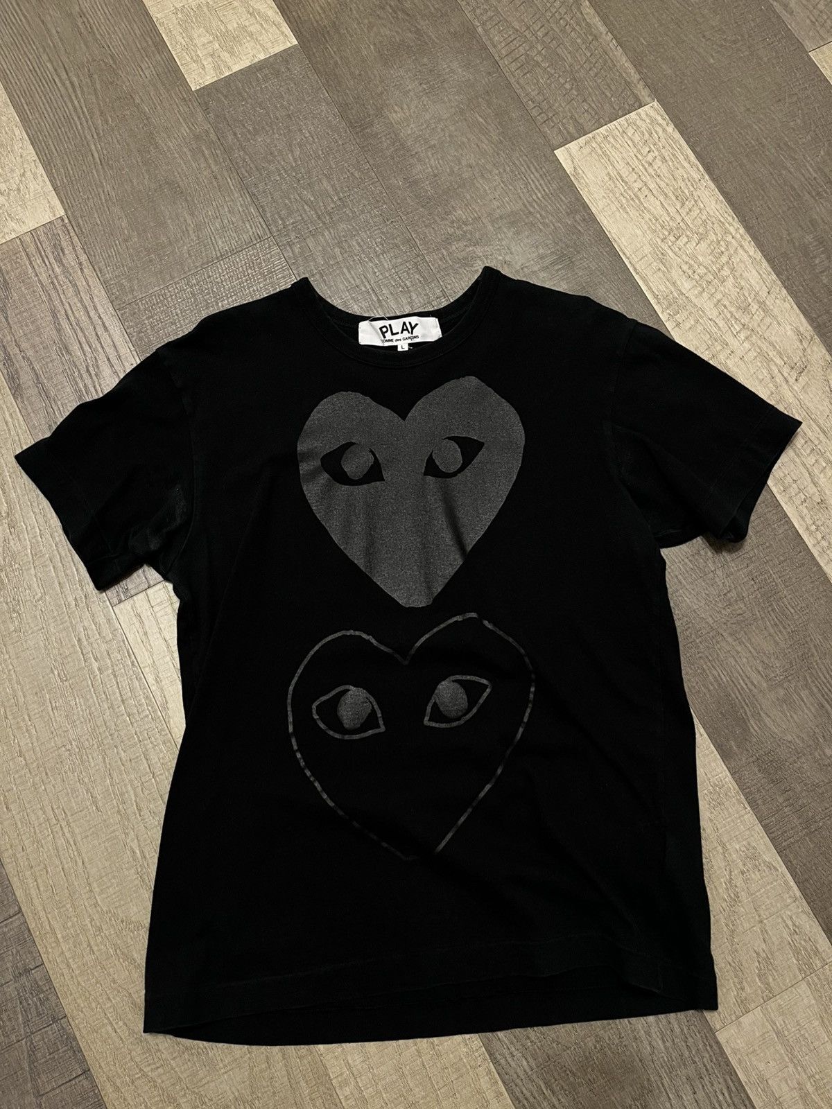 Comme des Garcons CDG hearts tee Size US L / EU 52-54 / 3 - 1 Thumbnail