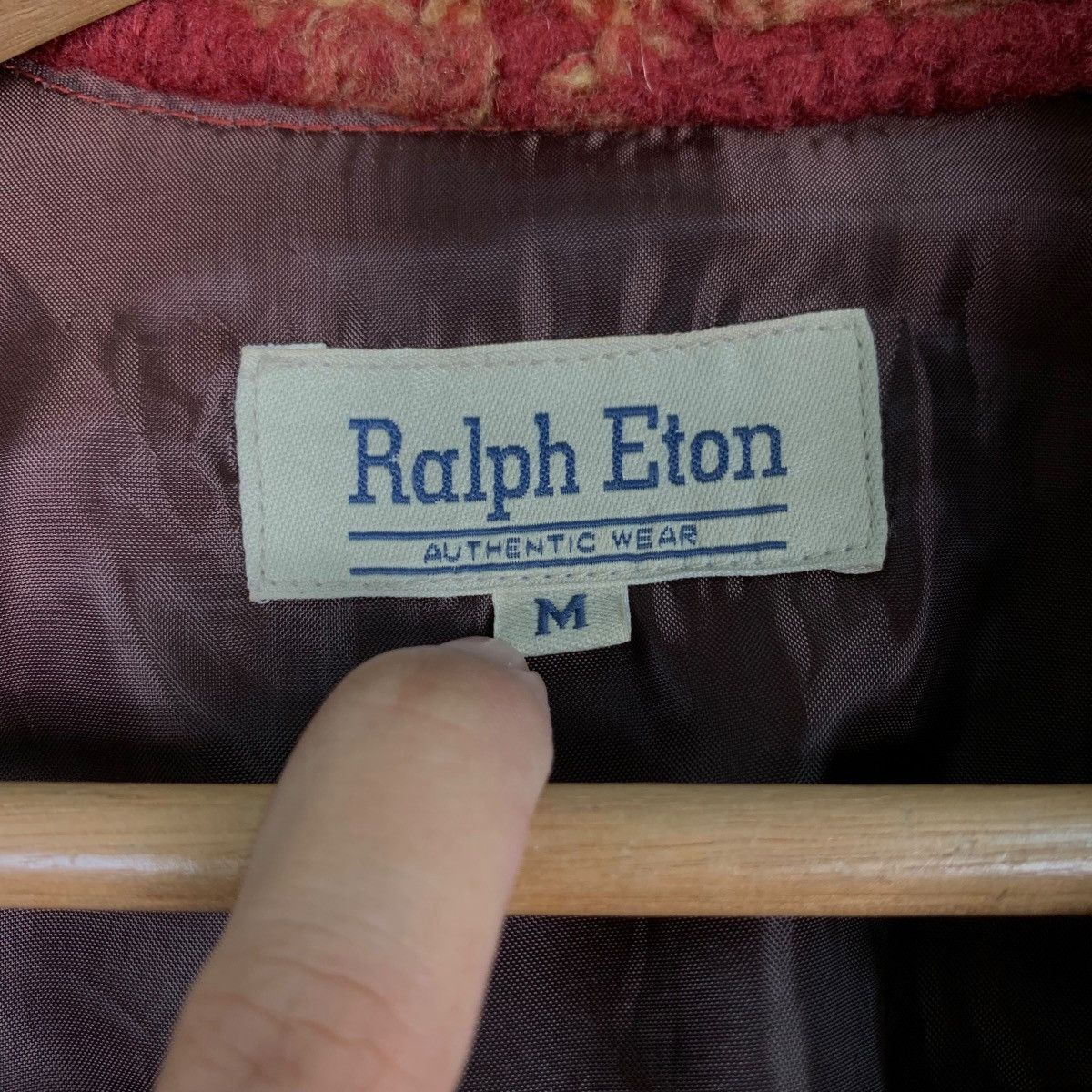 Japanese Brand RALPH ETON Checked Tartan Fleece Flannel Jacket #0610-C28 Size US M / EU 48-50 / 2 - 13 Thumbnail
