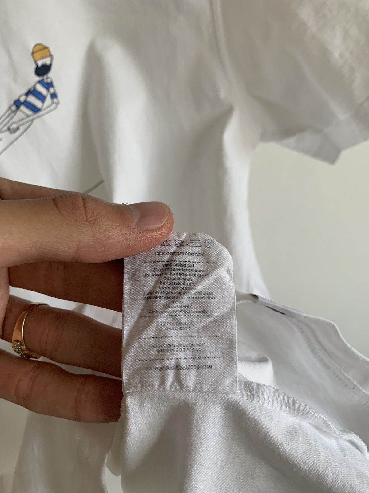 Norse Projects Norse Projects x Daniel Frost Hanging T Shirt White Size US M / EU 48-50 / 2 - 7 Thumbnail