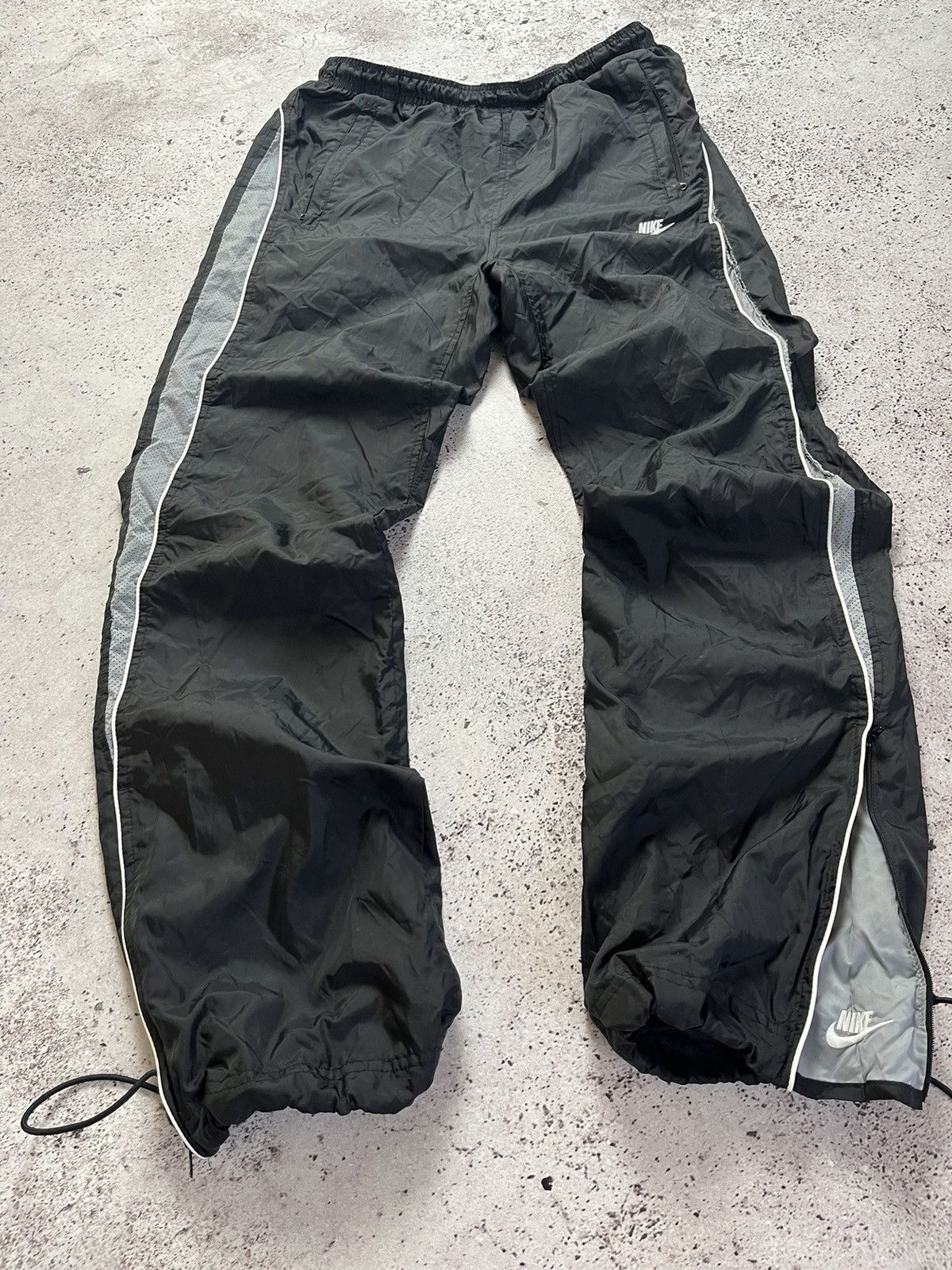 Nike × Vintage 🌵Vintage Nike Track Pant Nylon Drill Pants Cargo Size US 32 / EU 48 - 3 Thumbnail