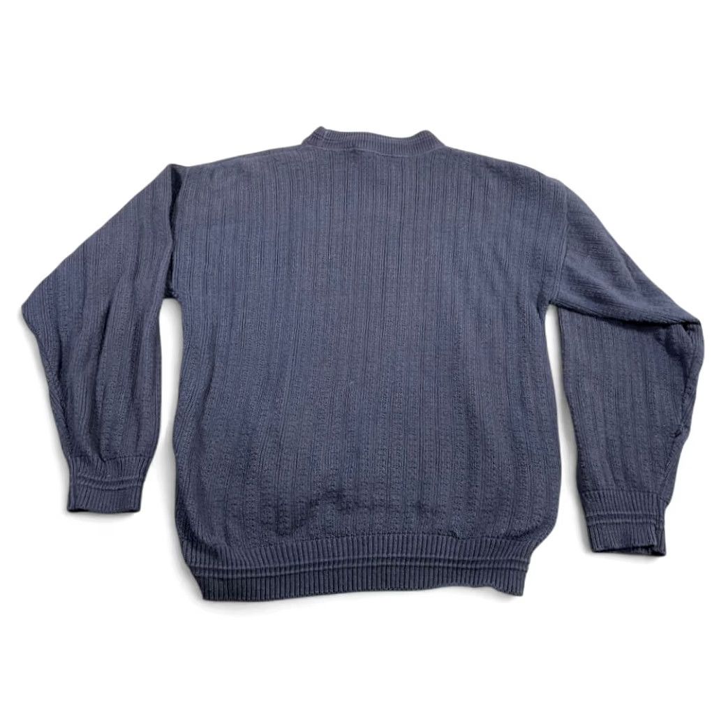 Vintage VINTAGE Scottish Isle Sweater Adult MEDIUM Blue Embroidered Golf 90s USA Made Cotton Pullover Mens Size US M / EU 48-50 / 2 - 3 Thumbnail