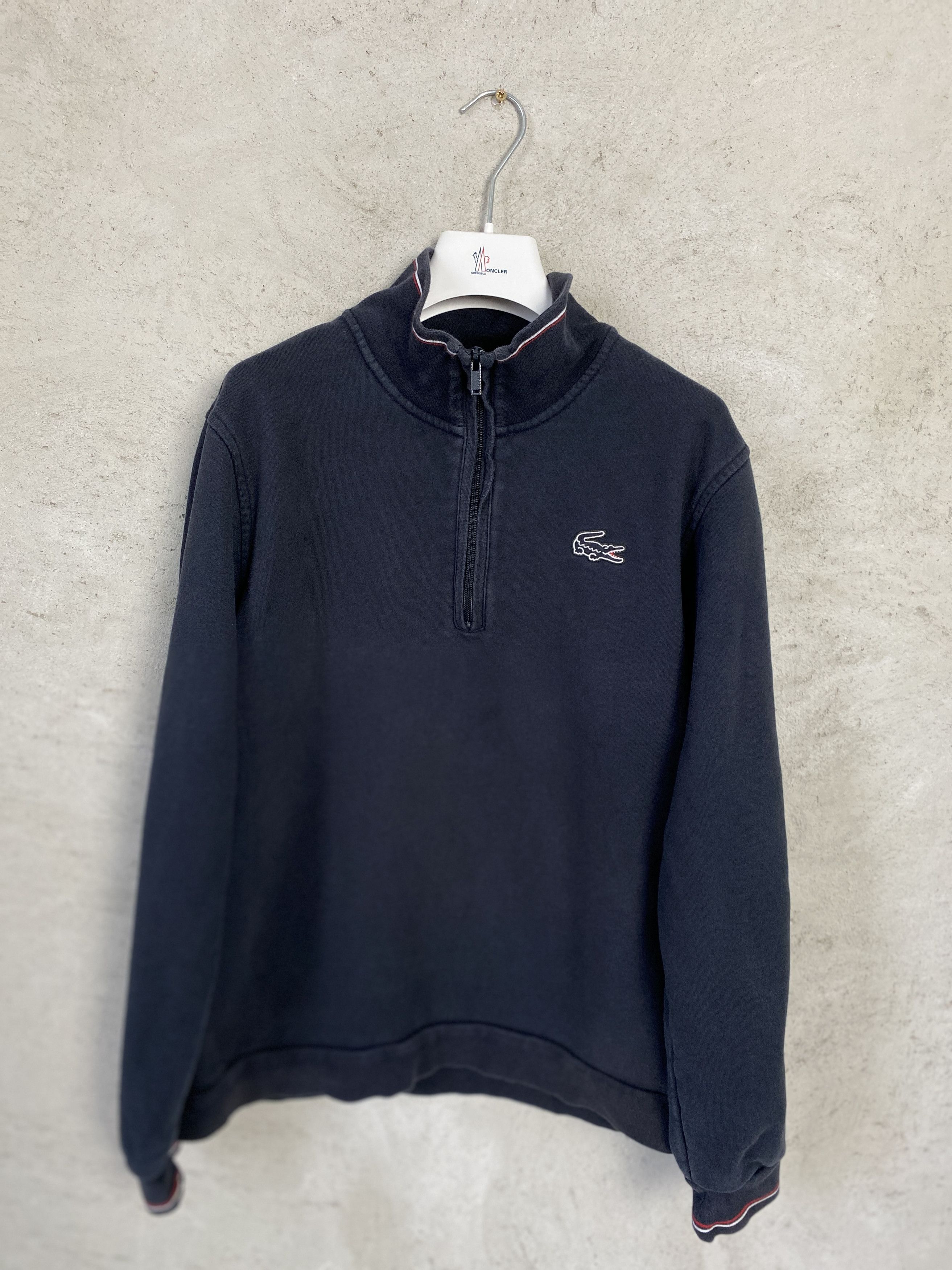 Lacoste Lacoste small logo quarter zip sweatshirt crewneck Size US M / EU 48-50 / 2 - 1 Thumbnail