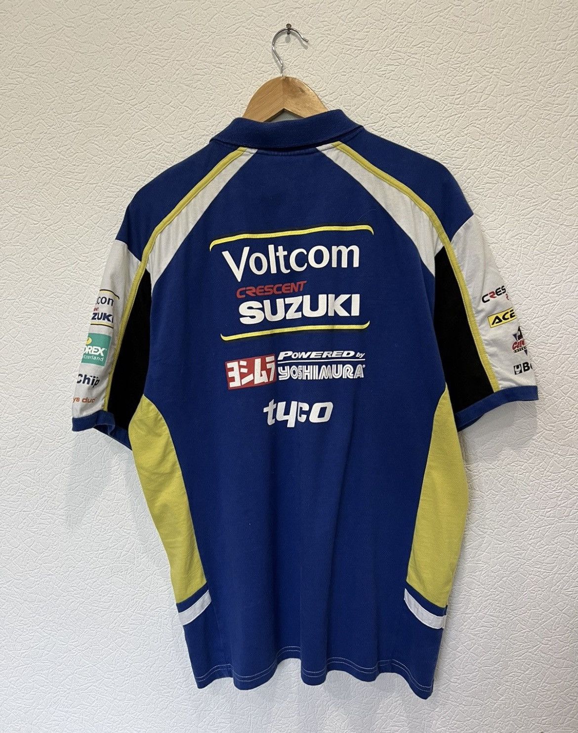 Vintage Suzuki Voltkom F1 Polo Shirt Racing Size US XL / EU 56 / 4 - 1 Thumbnail