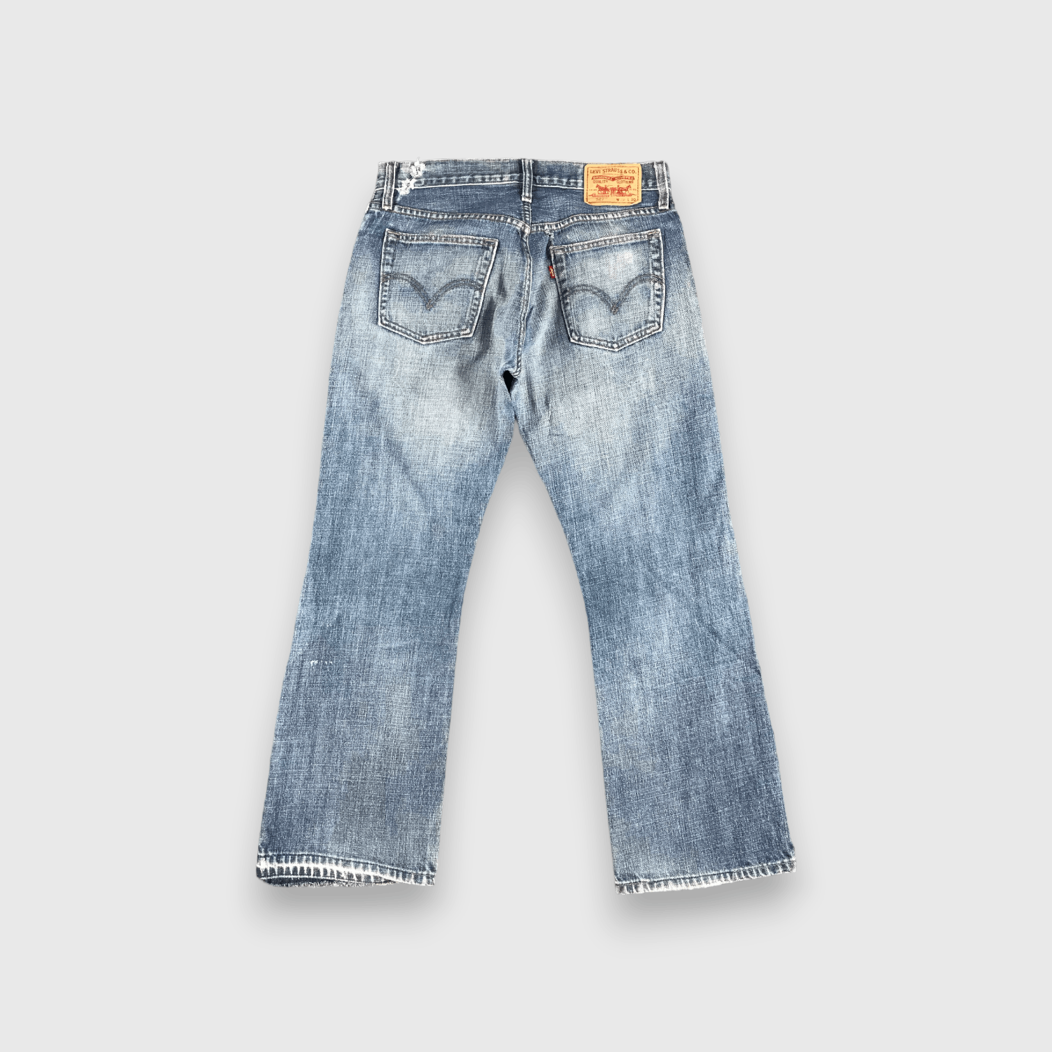 Levi's Vintage Blue Wash Levis 527 Flare Jeans-J1590 Size US 33 - 2 Thumbnail