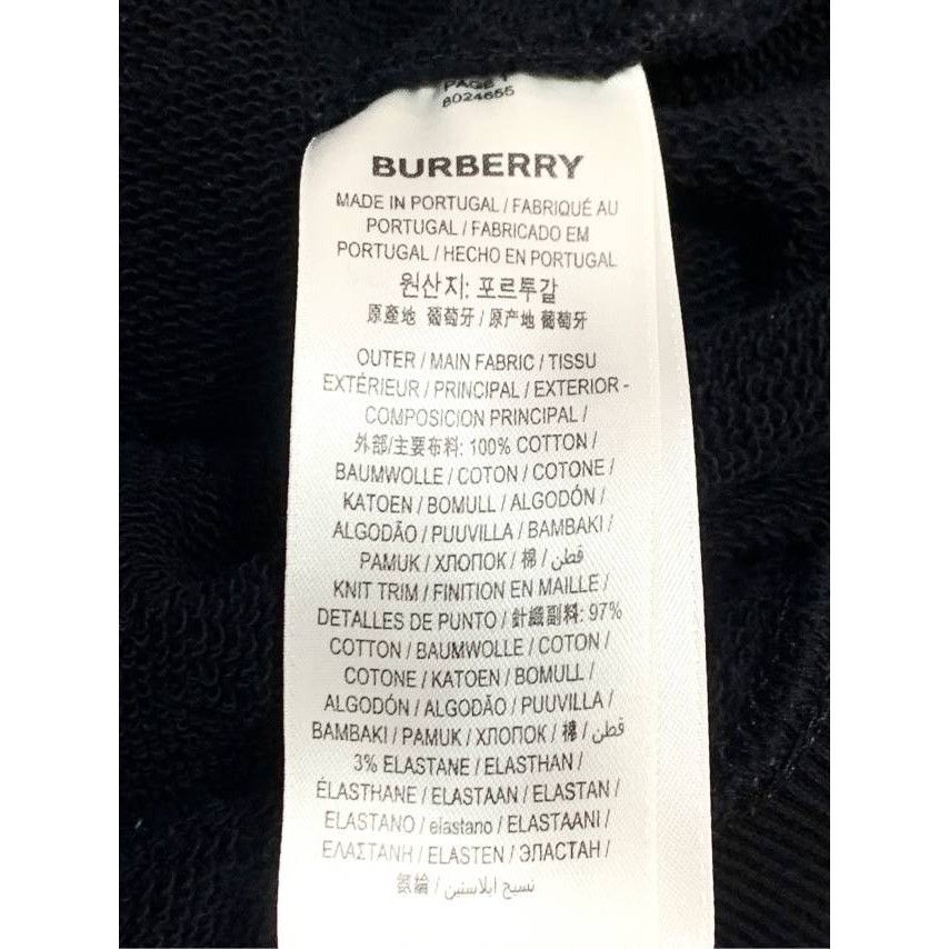 Burberry Burberry Black Deer Print Hoodie XS Cotton Size US XS / EU 42 / 0 - 3 Thumbnail
