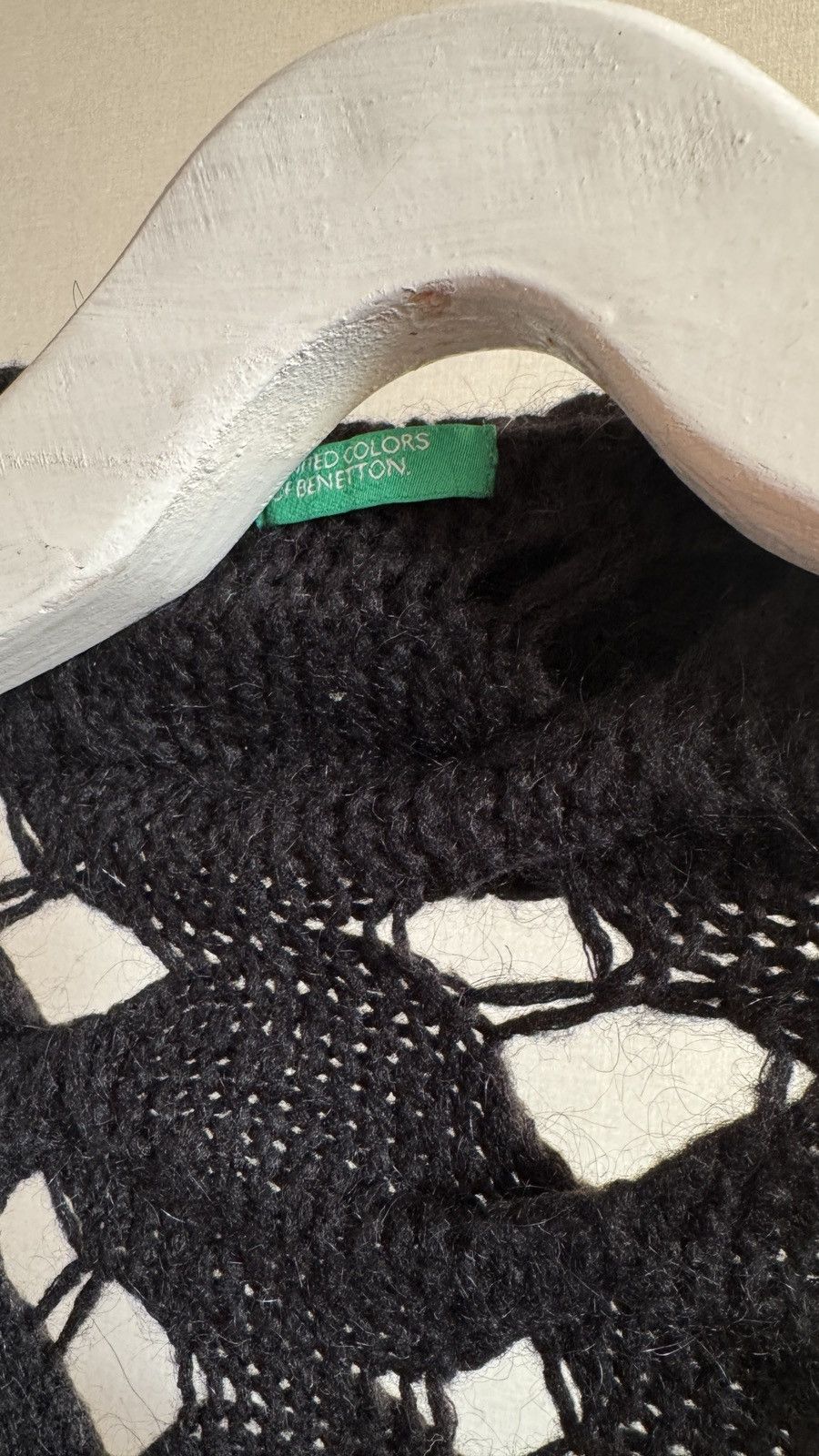 Le Grande Bleu (L.G.B.) Vintage Y2K Mohair Coarse Knitted Mesh Sweater lgb goa Size US M / EU 48-50 / 2 - 3 Thumbnail