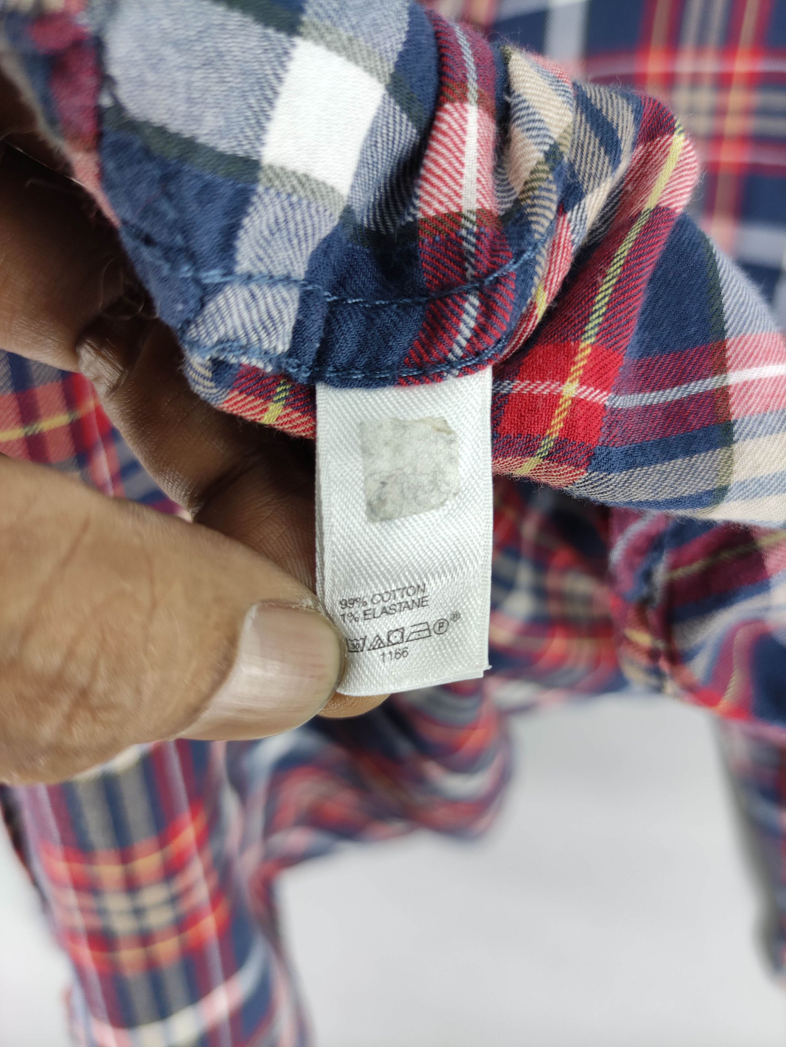 Gap Vintage Gap Flannel Long Sleeve Shirt Button Up Size US L / EU 52-54 / 3 - 3 Thumbnail