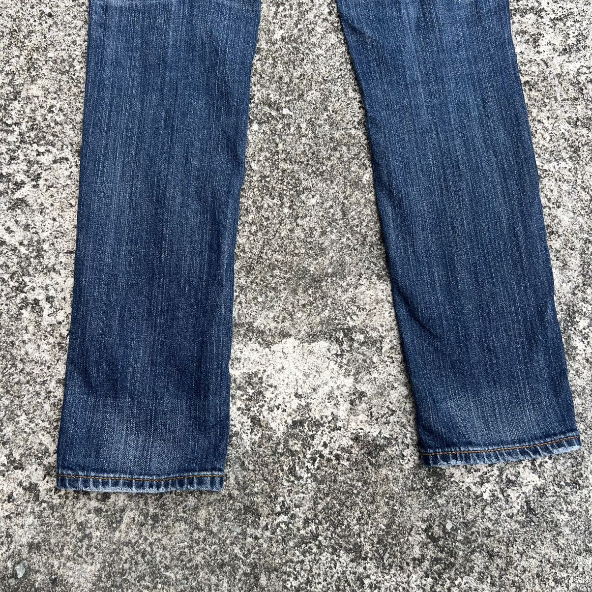 Japanese Brand “BACK NUMBER” EMBROIDERY SLIM FIT PUNK JEANS Size US 27 - 14 Thumbnail