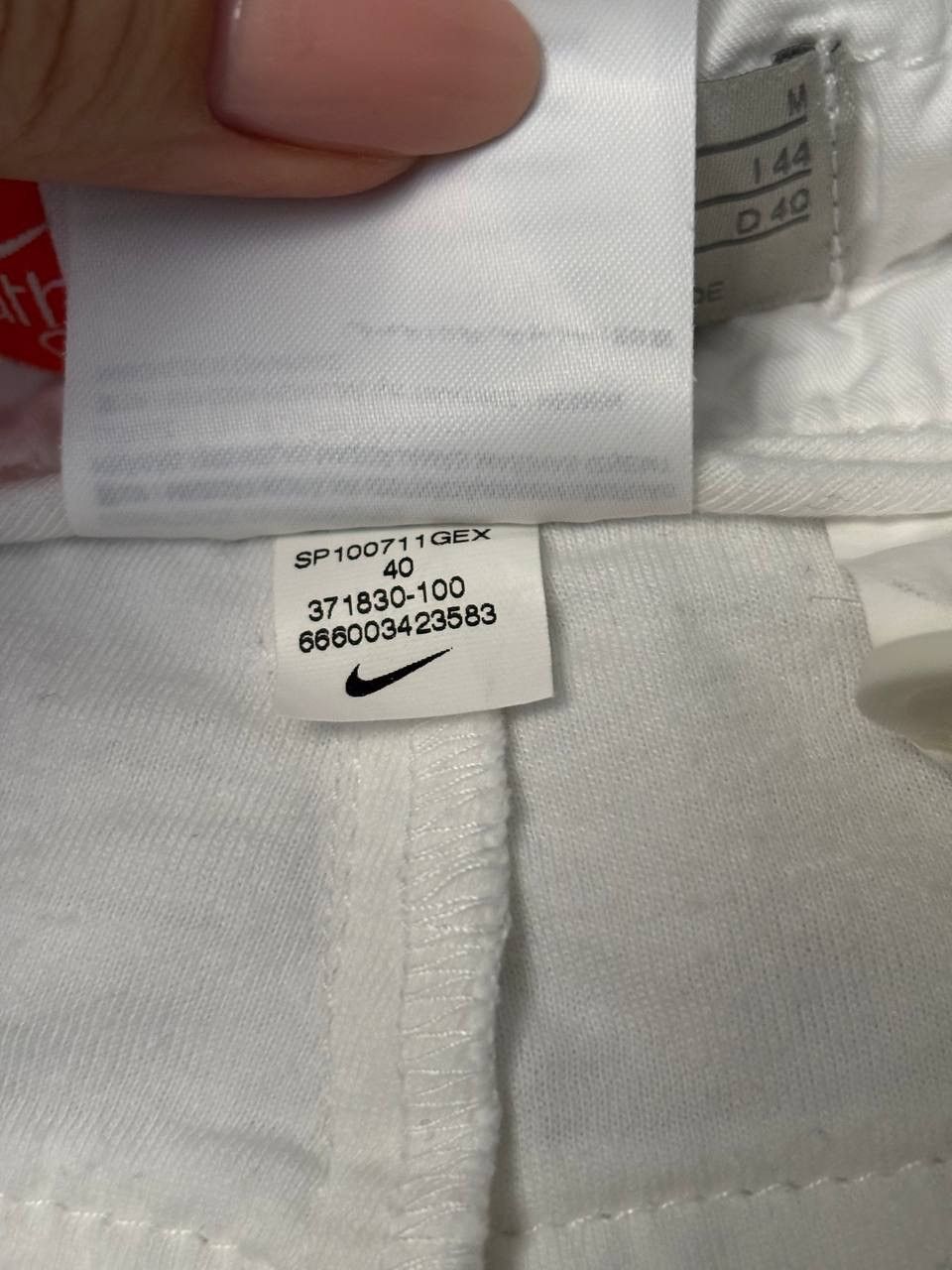 Nike Nike The Athletic Dept Women's White Y2k Pants vintage 2000s Size 30" / US 8 / IT 44 - 9 Thumbnail