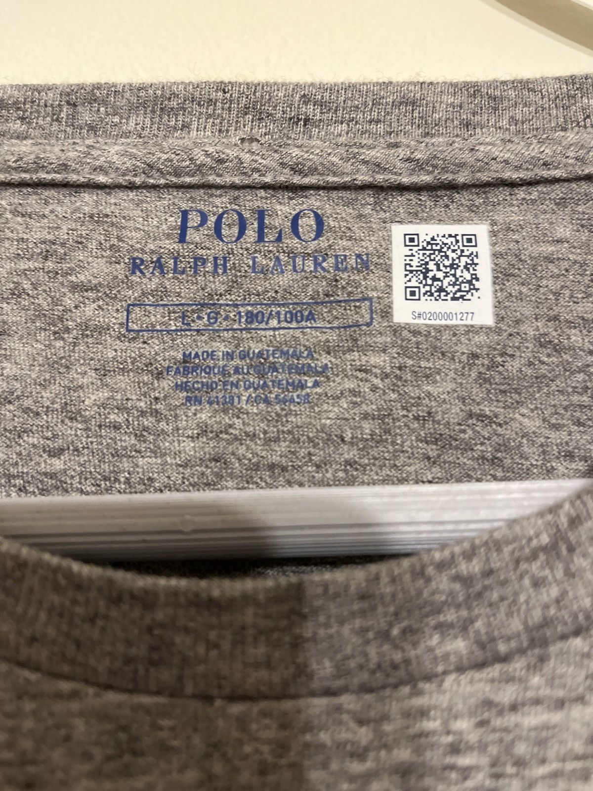 Polo Ralph Lauren NWT LS Grey Polo T Shirt Size US L / EU 52-54 / 3 - 3 Thumbnail