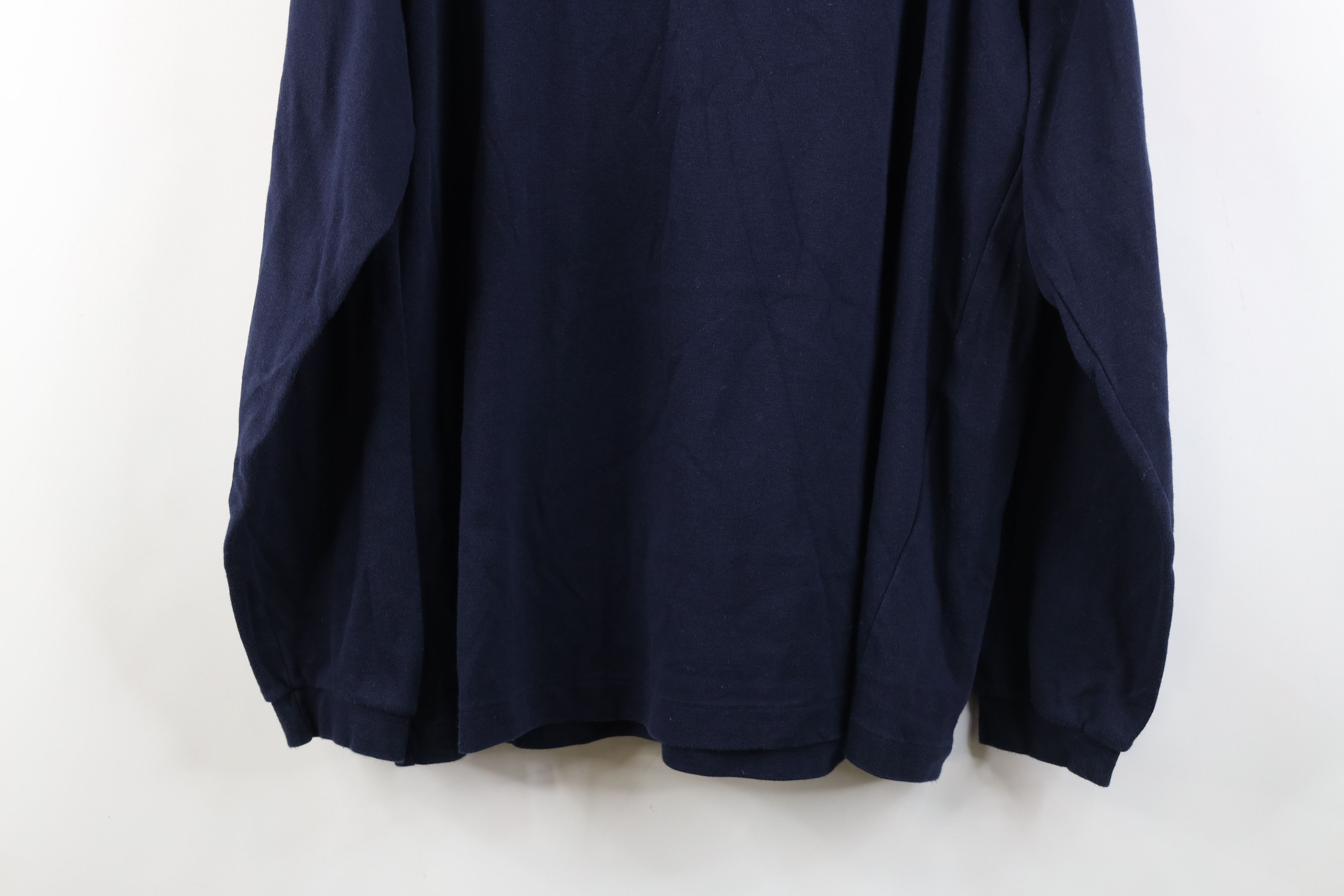 L.L. Bean Vintage 90s LL Bean Blank Mock Neck Long Sleeve T-Shirt USA Size US L / EU 52-54 / 3 - 12 Thumbnail