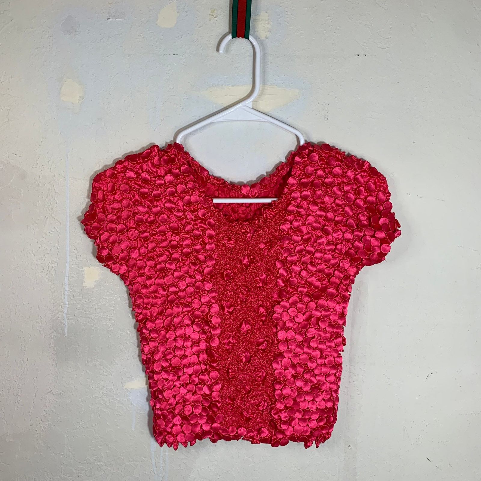 Other Pink Strechable Popcorn Textured Tank Top Size XS Size XS / US 0-2 / IT 36-38 - 5 Thumbnail