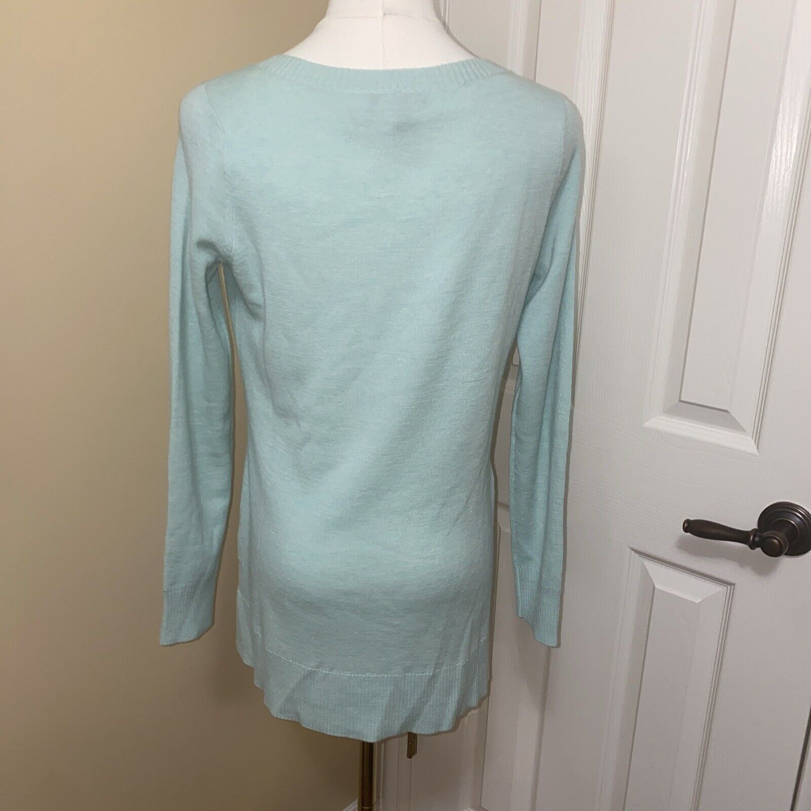 Eileen Fisher EILEEN FISHER Sea Foam Womens sz PP 100% Merino Wool Sweater Size S / US 4 / IT 40 - 5 Thumbnail