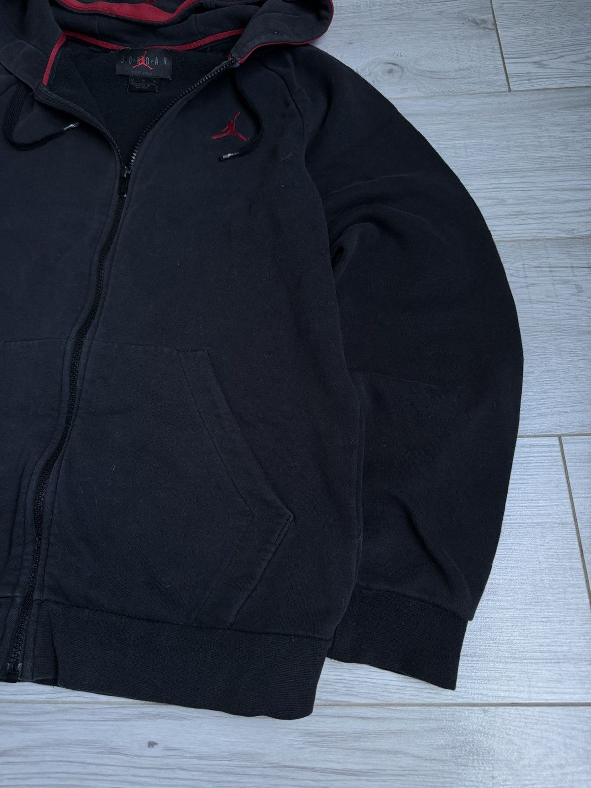 Jordan Brand × Vintage Vintage hype logo Jordan zip up hoodie Size US M / EU 48-50 / 2 - 2 Thumbnail