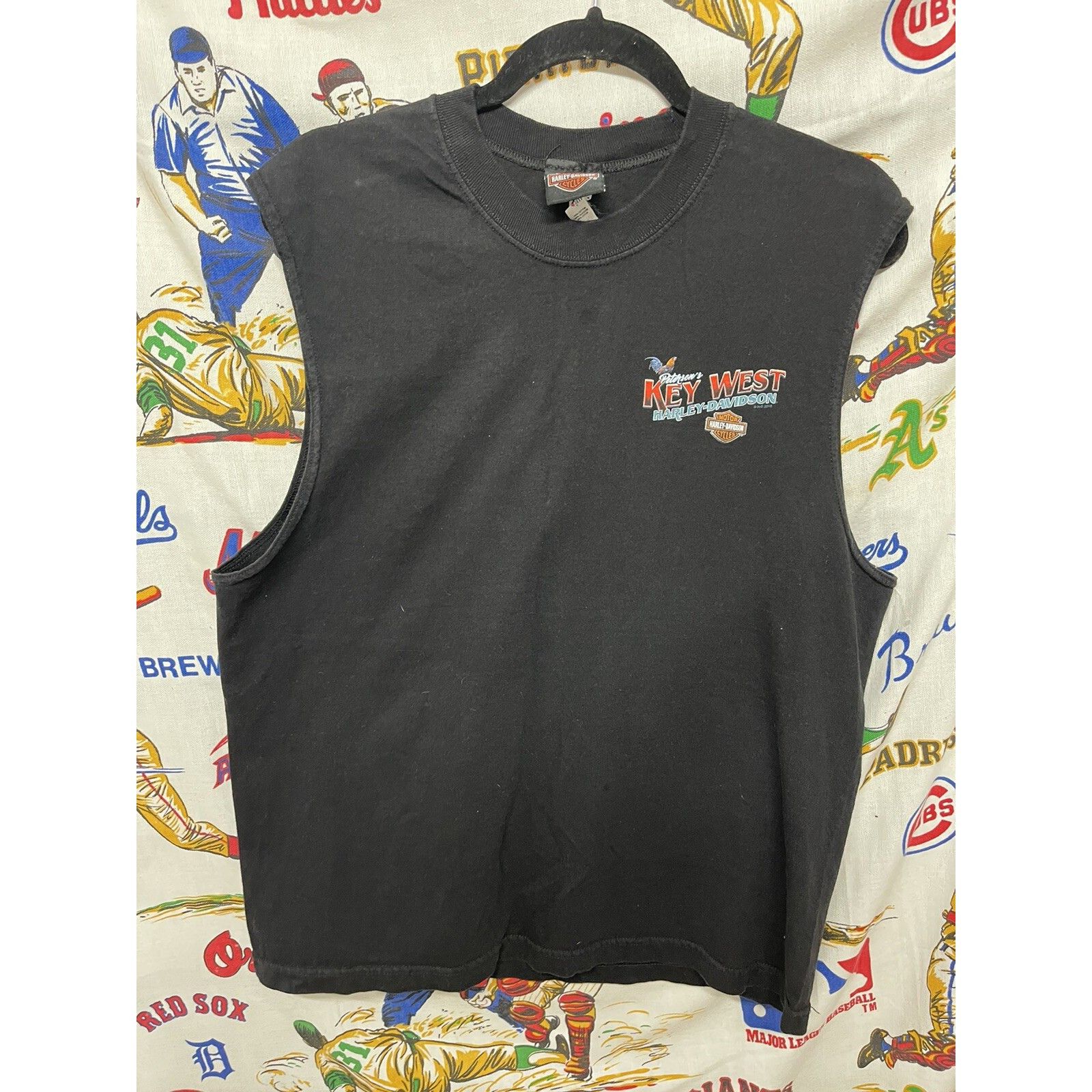 Other VTG Y2K Mens Harley Davidson Black T Shirt Tank Peterson's K Size US L / EU 52-54 / 3 - 3 Thumbnail