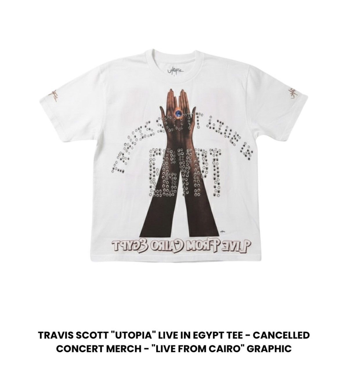 Travis Scott CANCELLED UTOPIA EGYPT MERCH 🇪🇬 Size US L / EU 52-54 / 3 - 1 Thumbnail