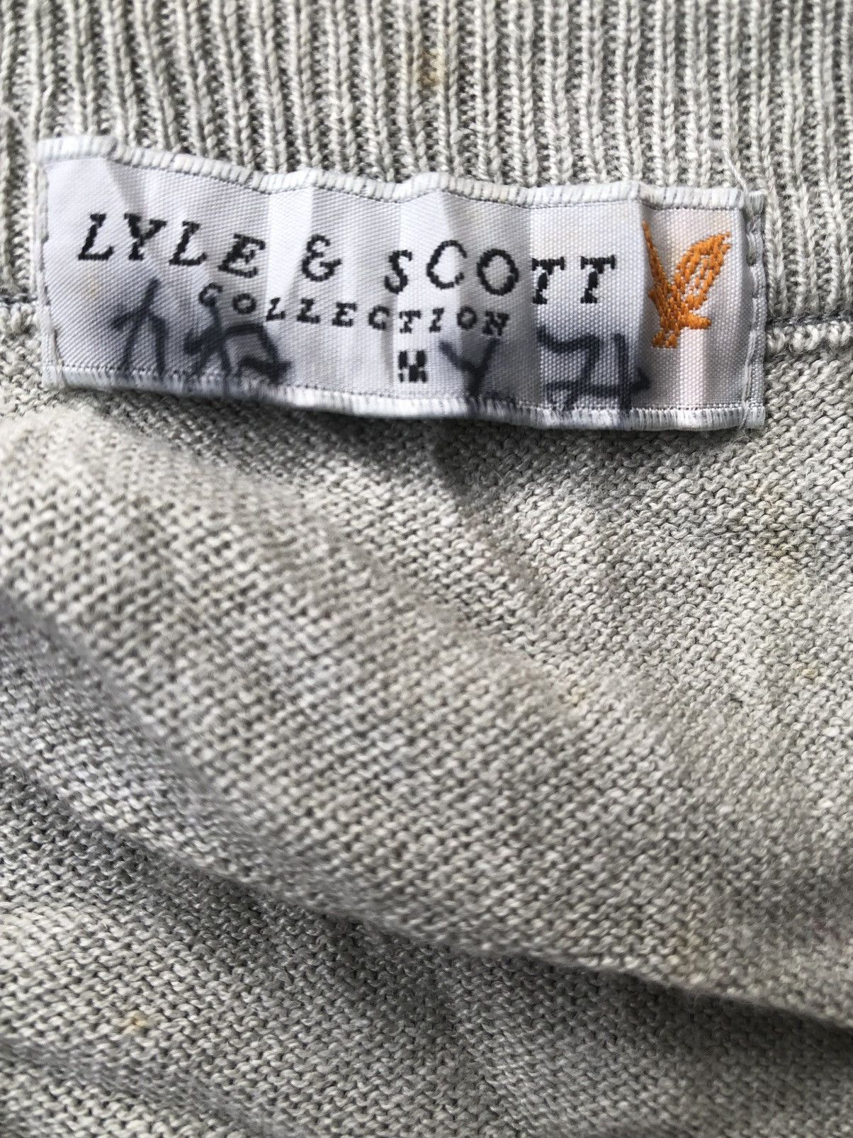 Japanese Brand × Le Grande Bleu (L.G.B.) × Lyle & Scott Lyle & Scoot l Knittwear V neck Size US M / EU 48-50 / 2 - 5 Thumbnail