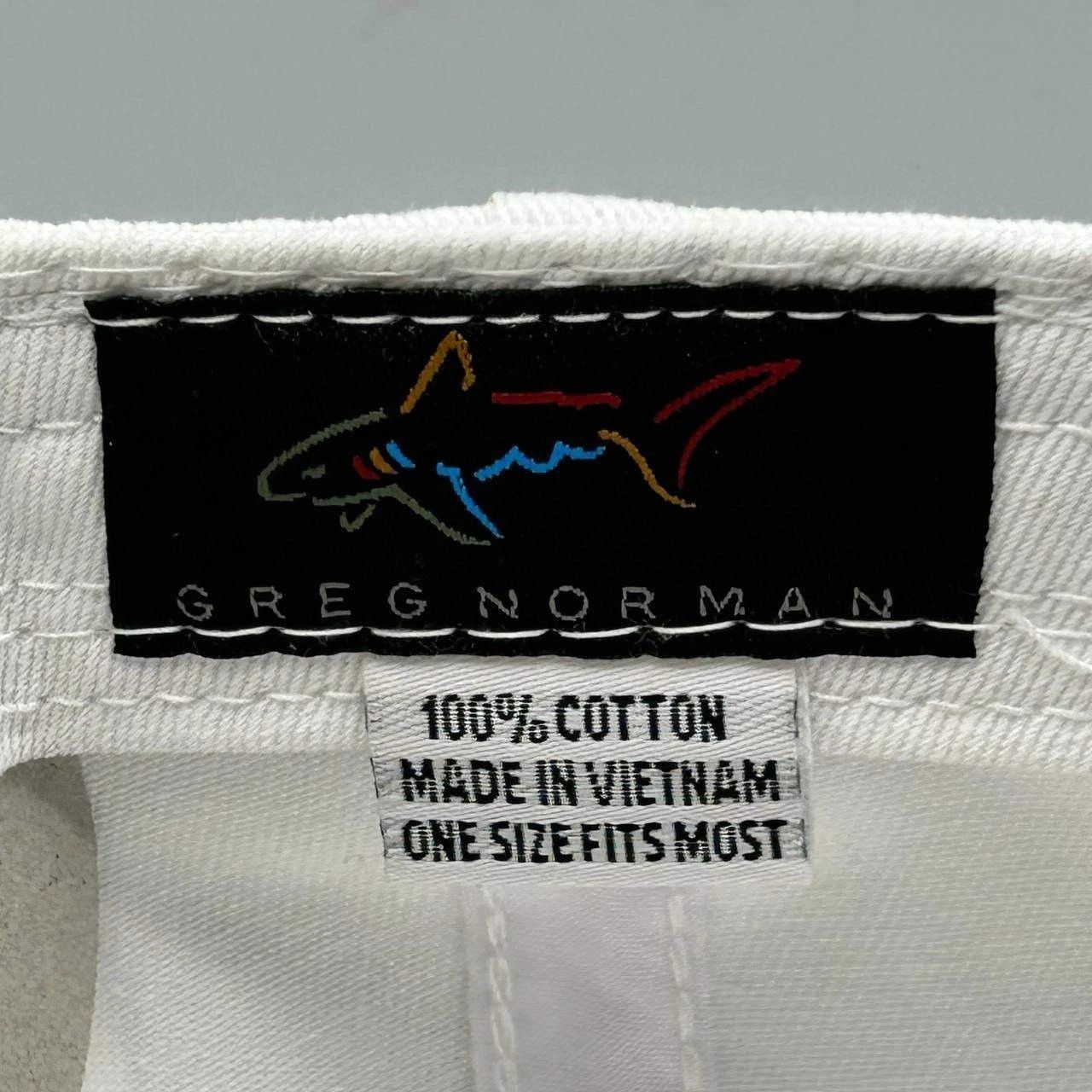 Greg Norman Greg Norman Golf Hat Men Embroidered Strap Back Cap Cotton Size ONE SIZE - 3 Thumbnail