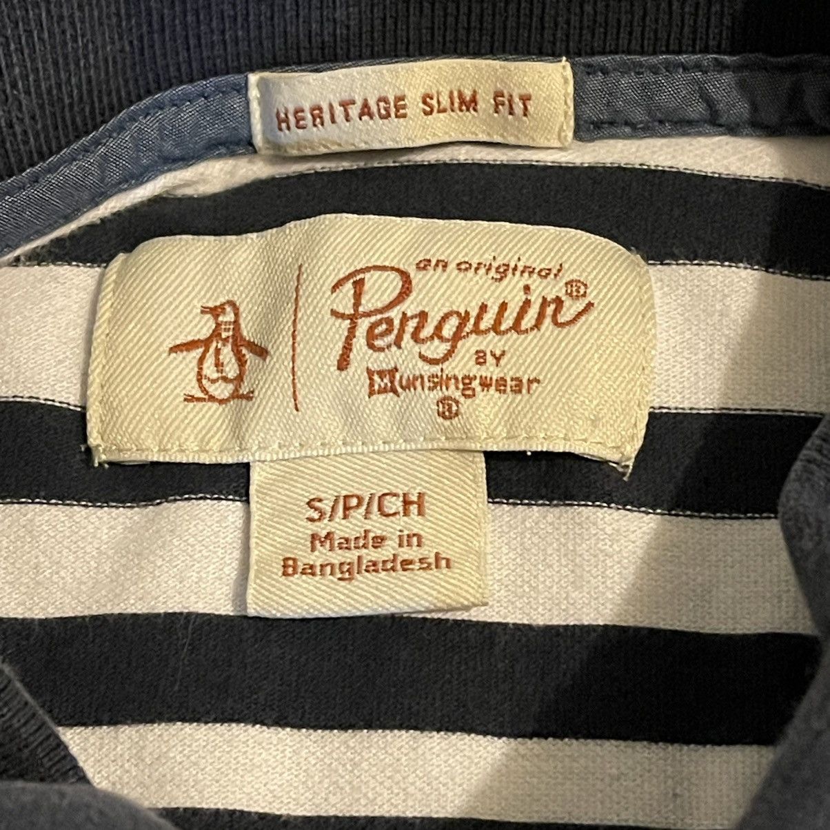 Other Penguin Shirt Men Small Blue Polo Heritage Slim Fit Preppy Size US S / EU 44-46 / 1 - 3 Thumbnail