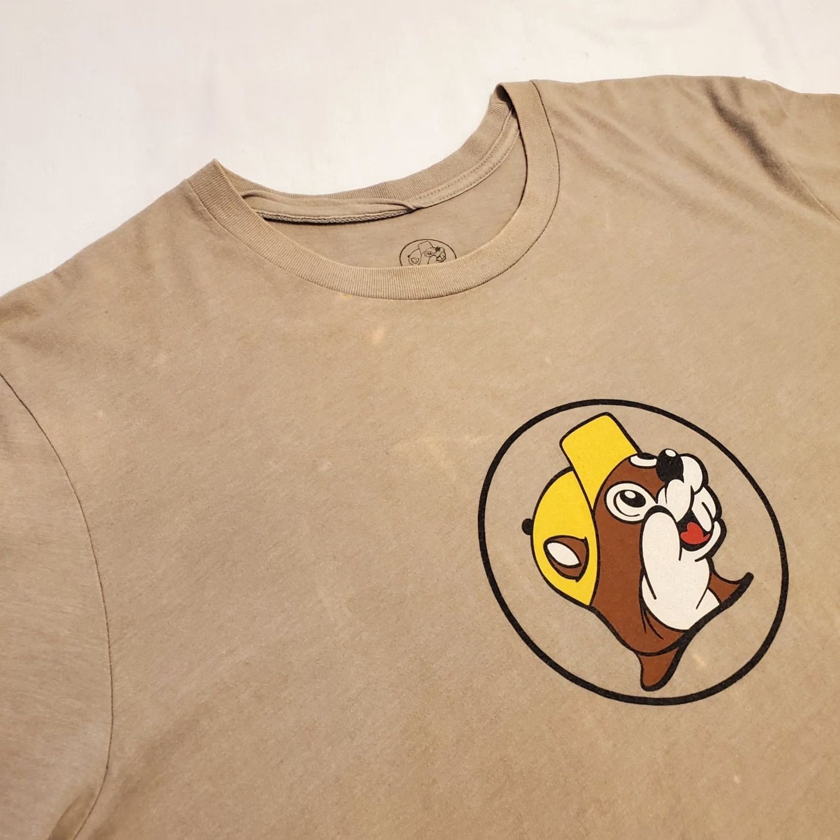 Logo 7 Buccee's Shirt Mens 2XL Tan Alabama Logo Southern Truck Stop T Size US XXL / EU 58 / 5 - 4 Thumbnail