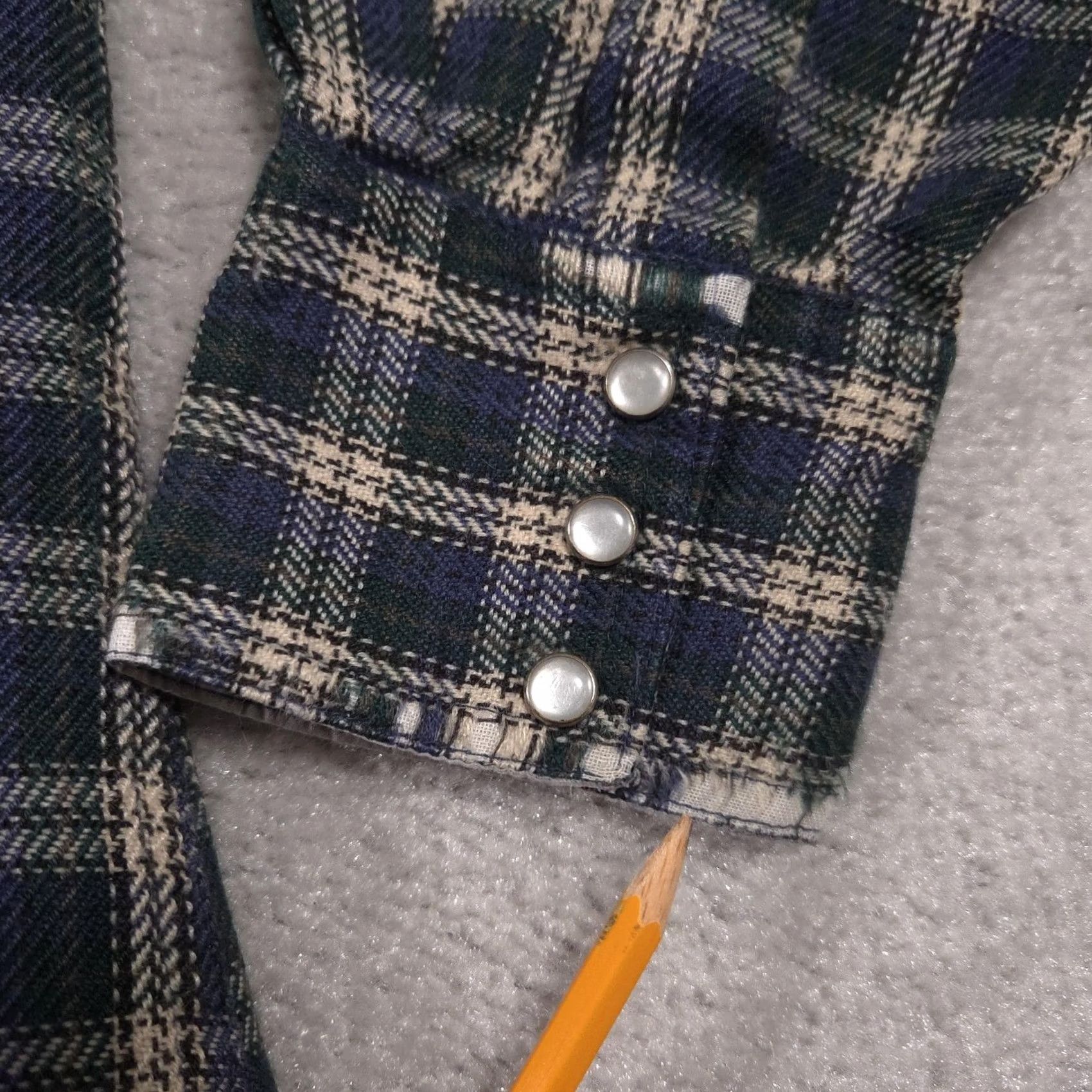 Vintage VINTAGE Rock Creek Ranch Shirt Mens Large Plaid Pearl Snap Western Look Cowboy Size US L / EU 52-54 / 3 - 6 Thumbnail
