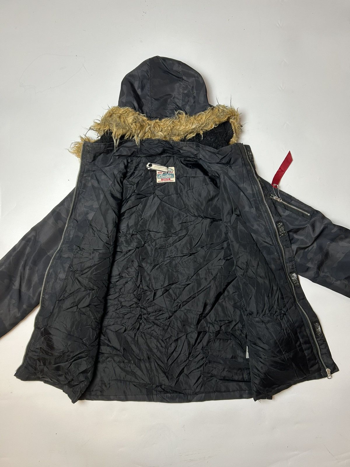 Other CISALPIN US AIR FORCE FAUX FUR HOODIE JACKET WITH GLOVE Size US XS / EU 42 / 0 - 3 Thumbnail