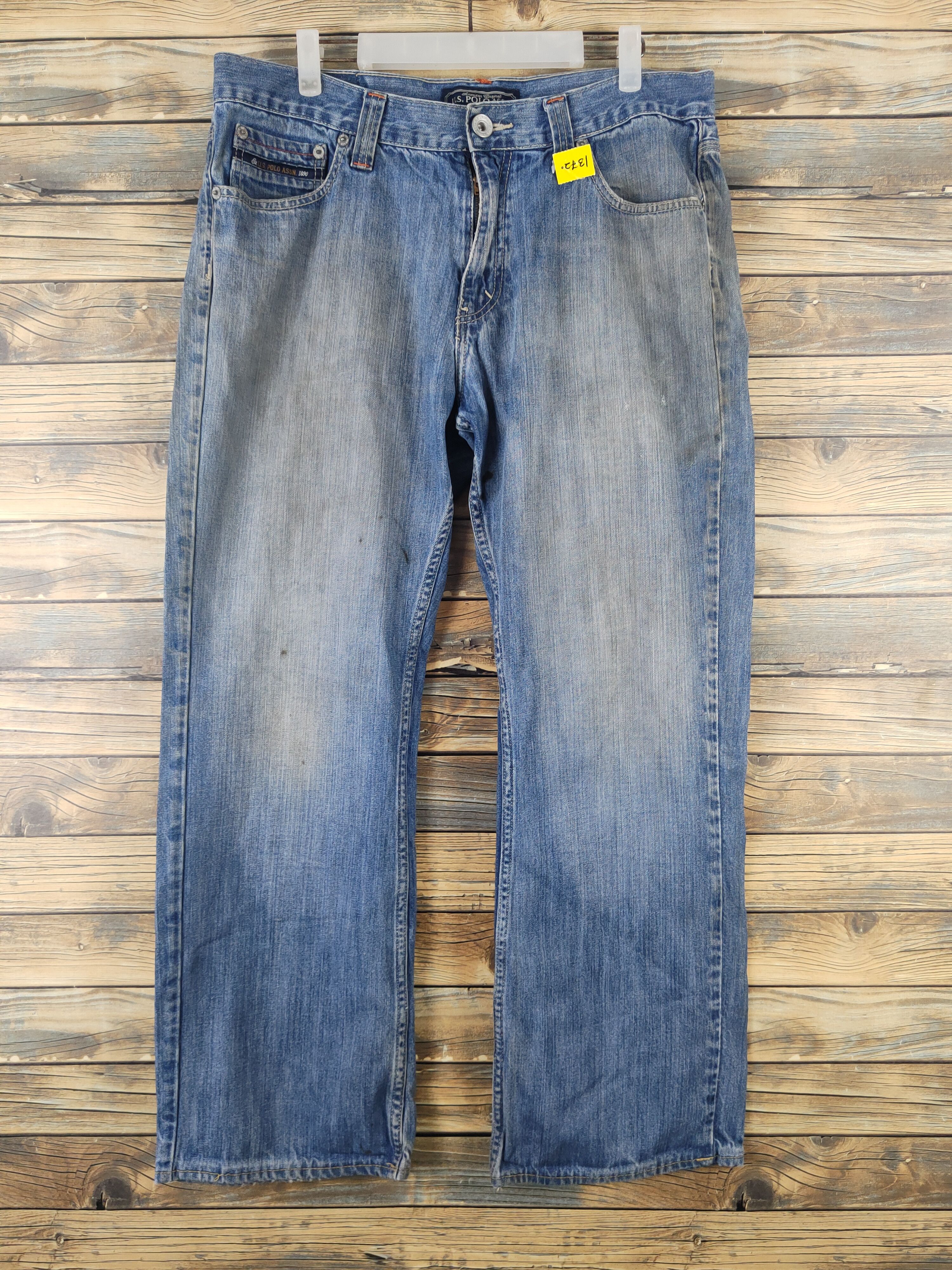 DL U.S Polo Assn. Blue Distressed Ripped Jeans #1372